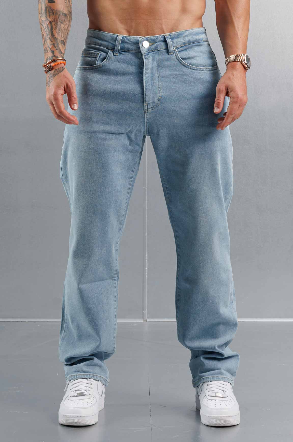 BAGGY JEANS - PALE BLUE WASH - Image 5