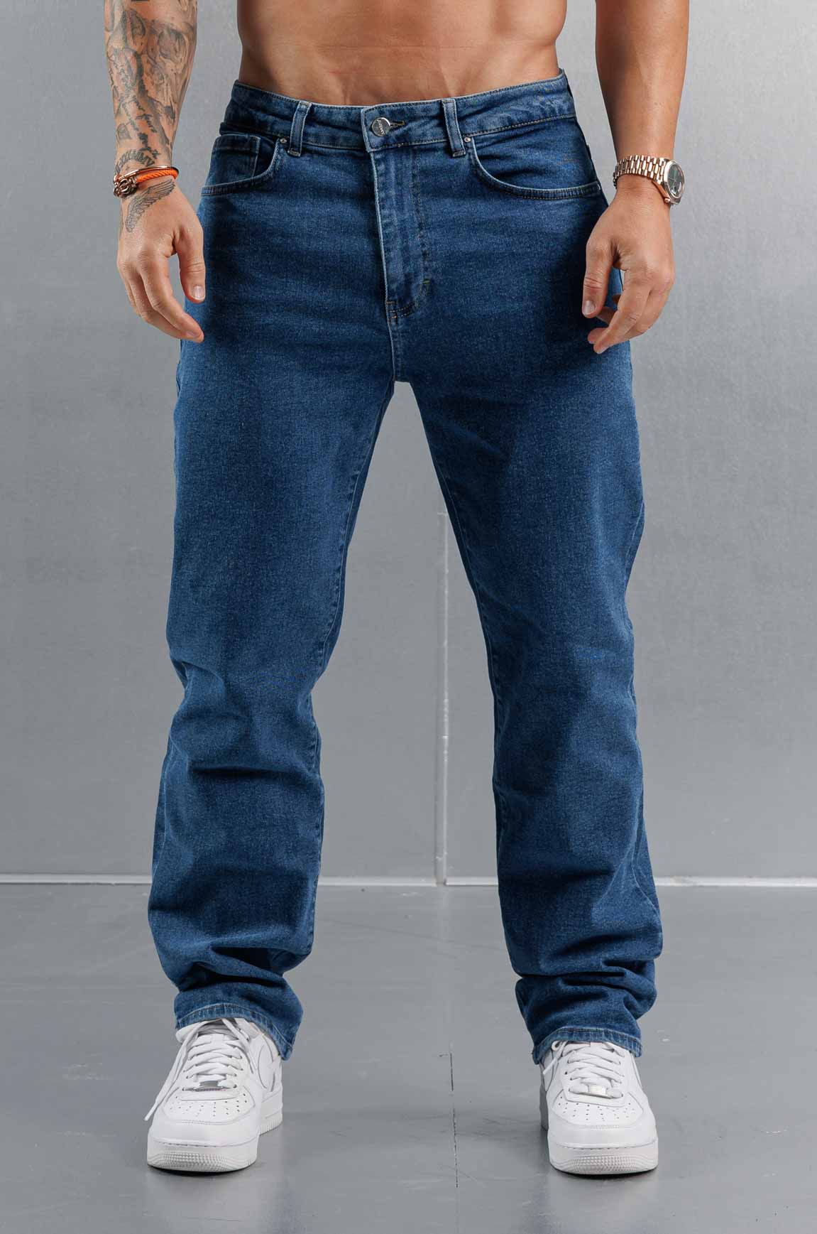BAGGY JEANS - CLASSIC BLUE WASH - Image 4