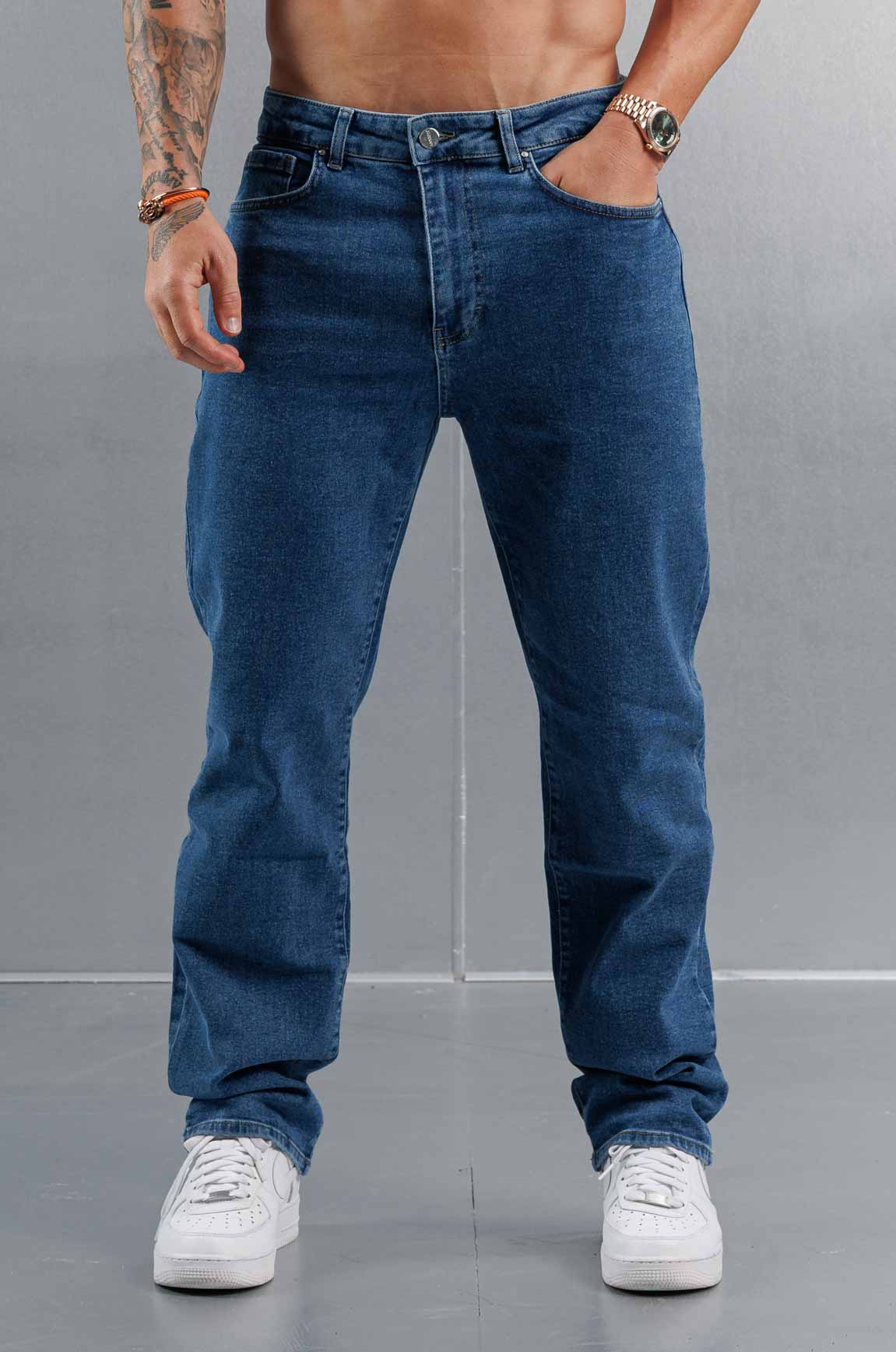 BAGGY JEANS - CLASSIC BLUE WASH - Image 6