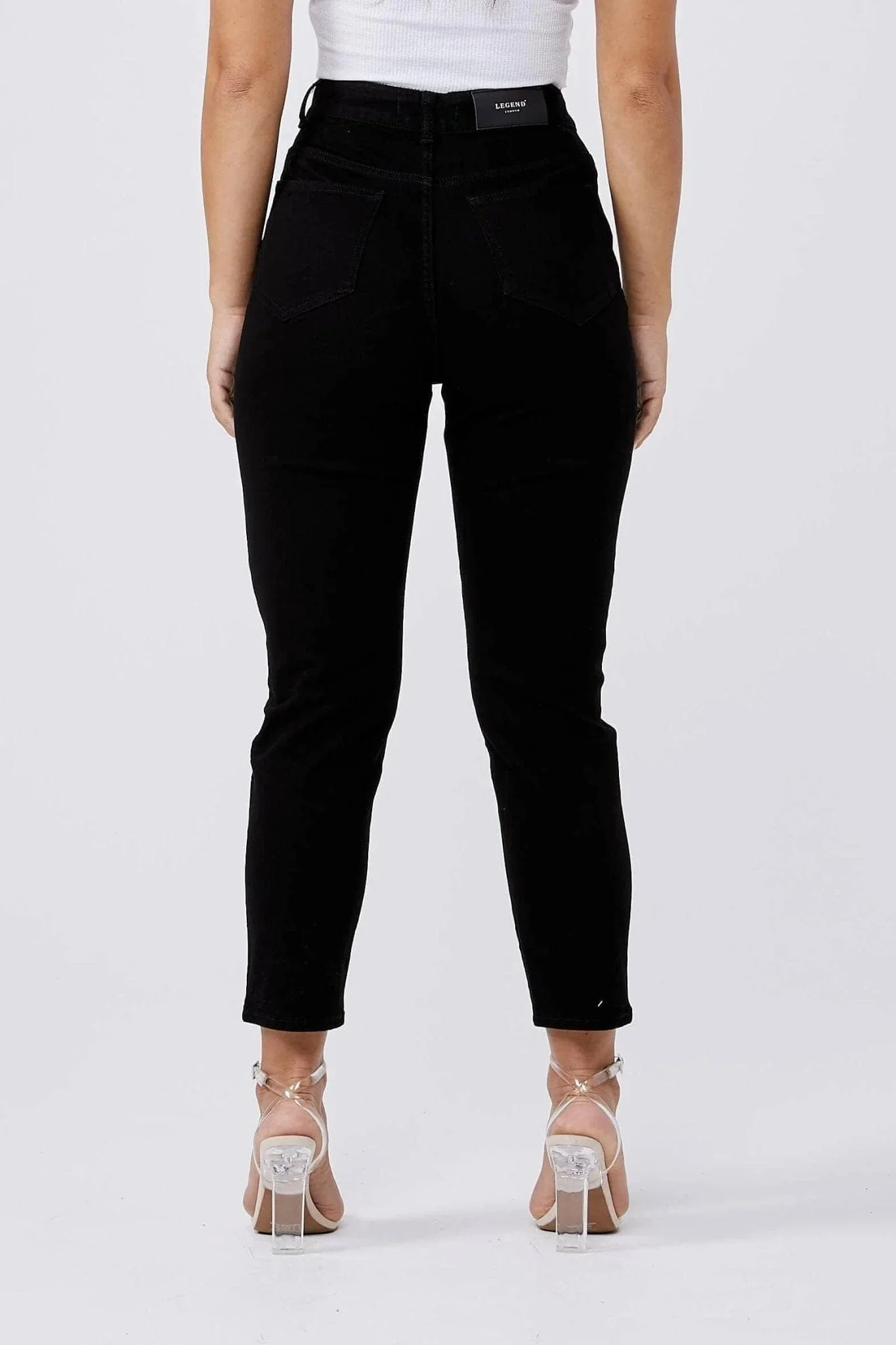 MOM JEANS - BLACK - Image 6