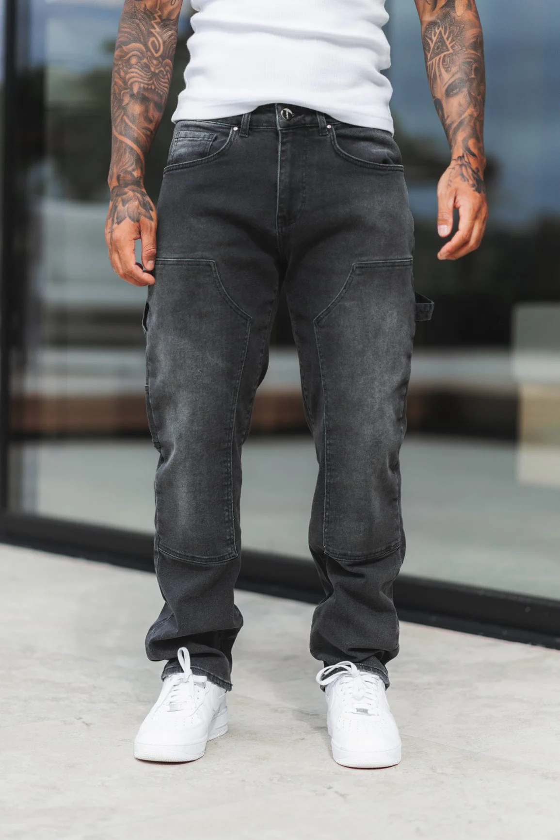 CARPENTER JEANS - WASHED GREY - Image 3