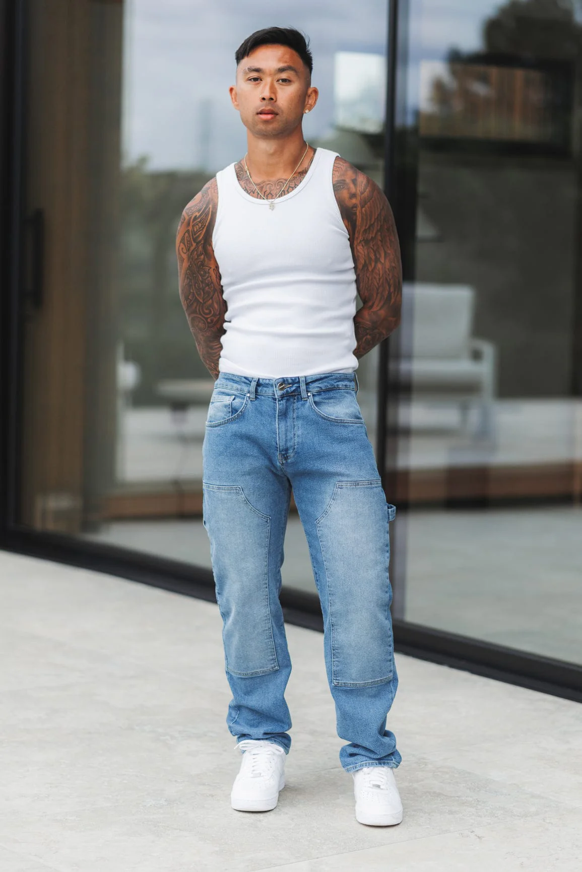 CARPENTER JEANS - WASHED LIGHT BLUE - Image 5