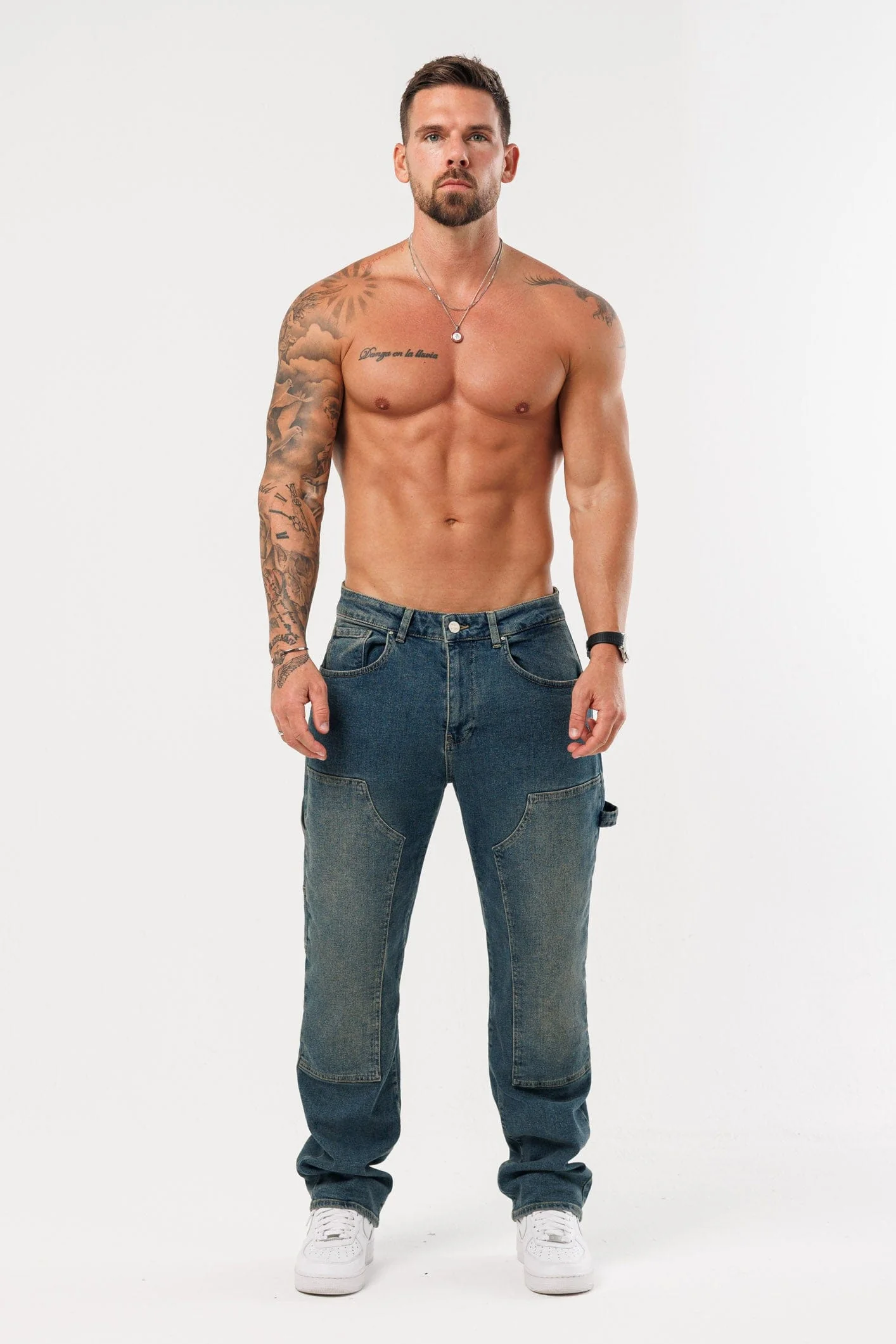 CARPENTER JEANS - WASHED STONE BLUE - Image 3