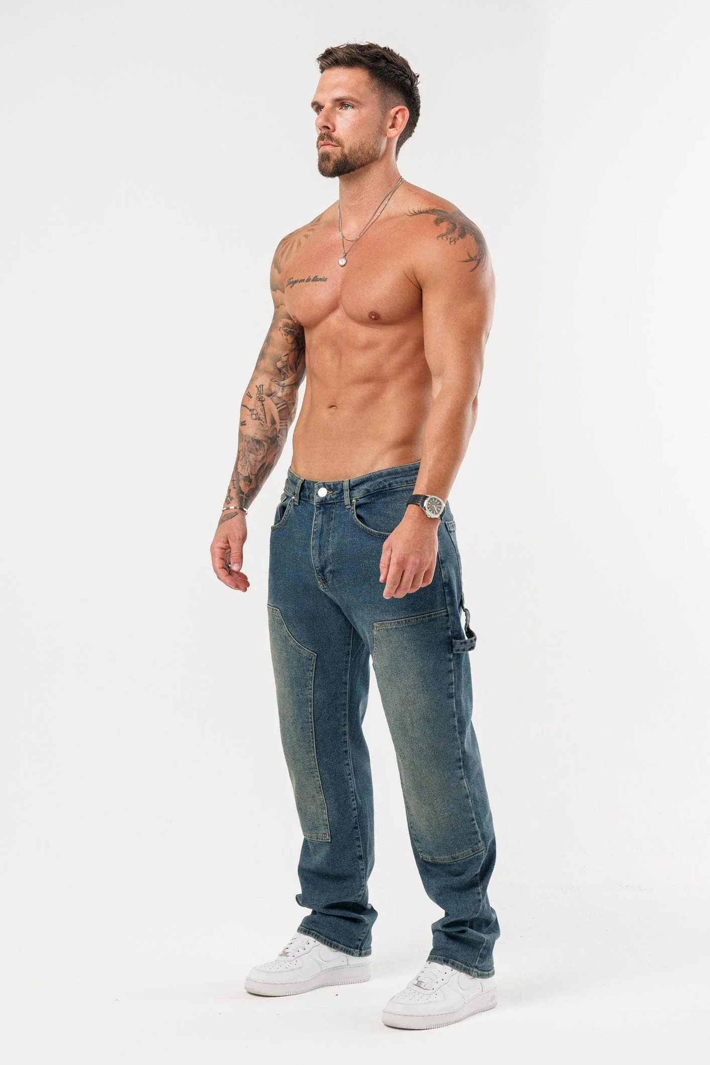 CARPENTER JEANS - WASHED STONE BLUE - Image 5