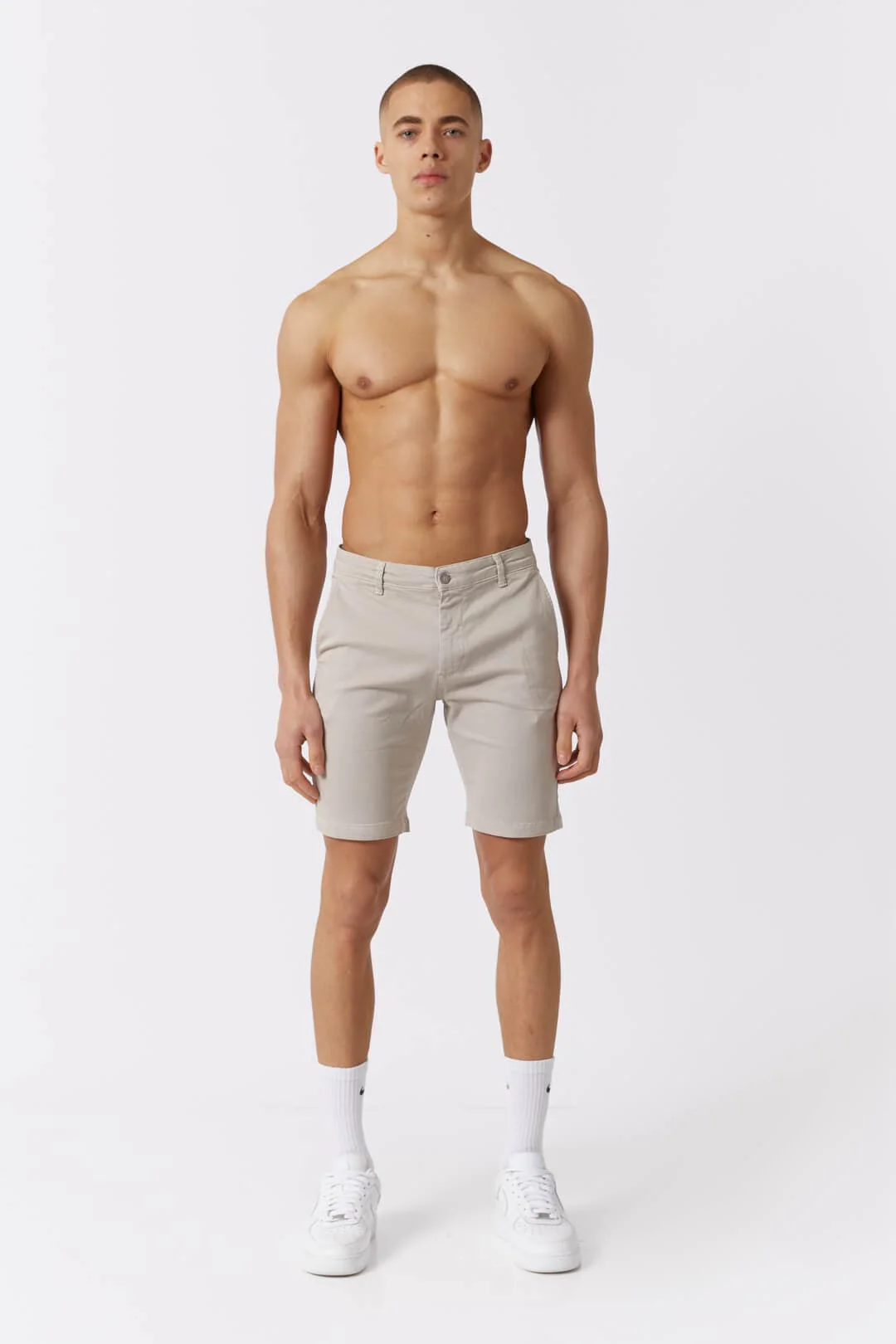 STRETCH CHINO SHORT - SAND - Image 2