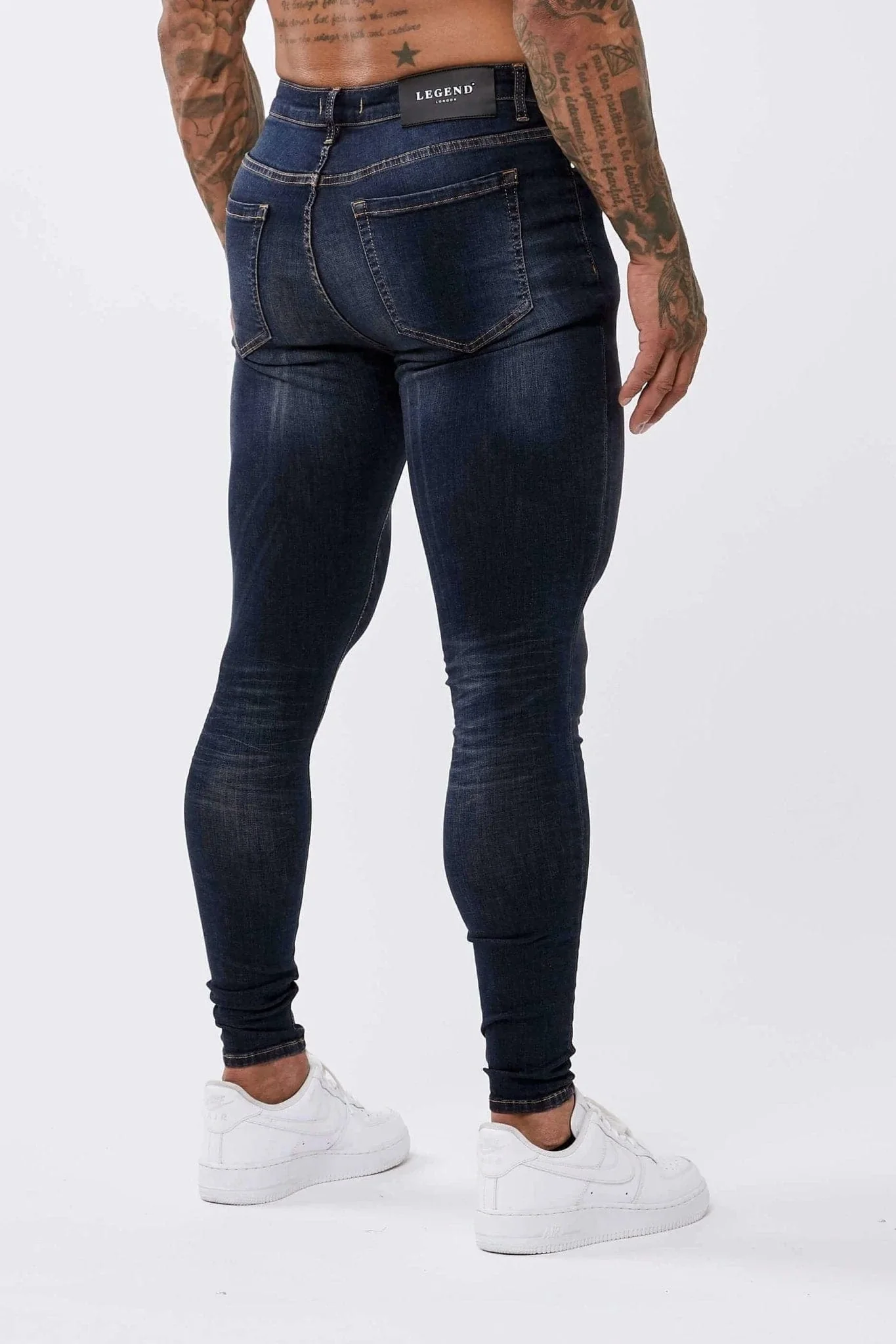 SKINNY FIT JEANS - CLASSIC INDIGO BLUE - Image 6