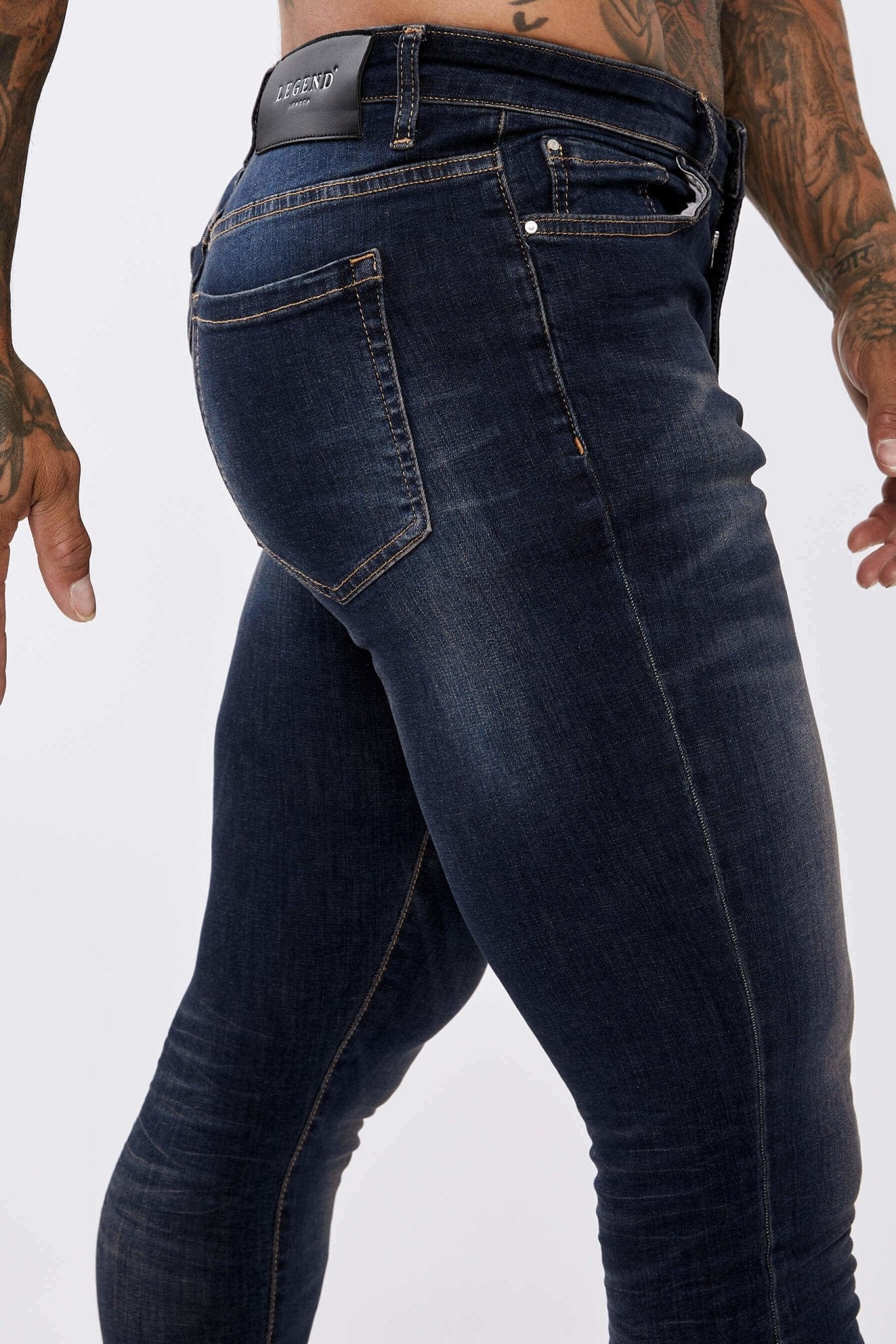 SKINNY FIT JEANS - CLASSIC INDIGO BLUE - Image 7