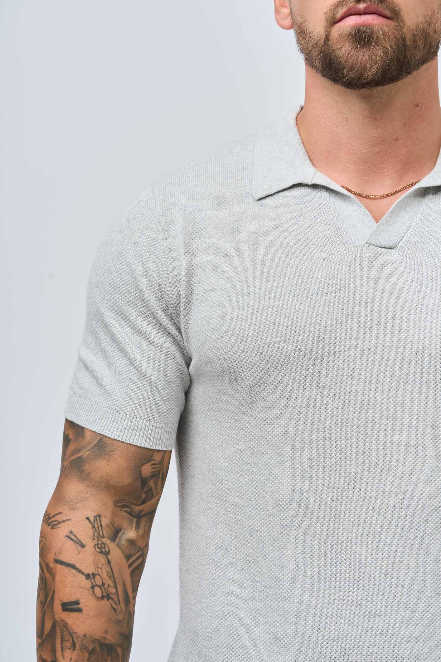 COAST POLO - GREY MARL - Image 5