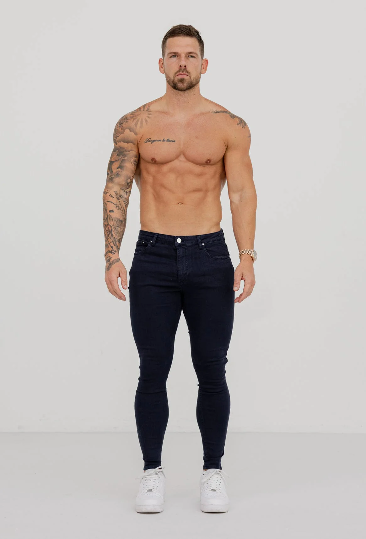 SKINNY FIT JEANS - NAVY - Image 2
