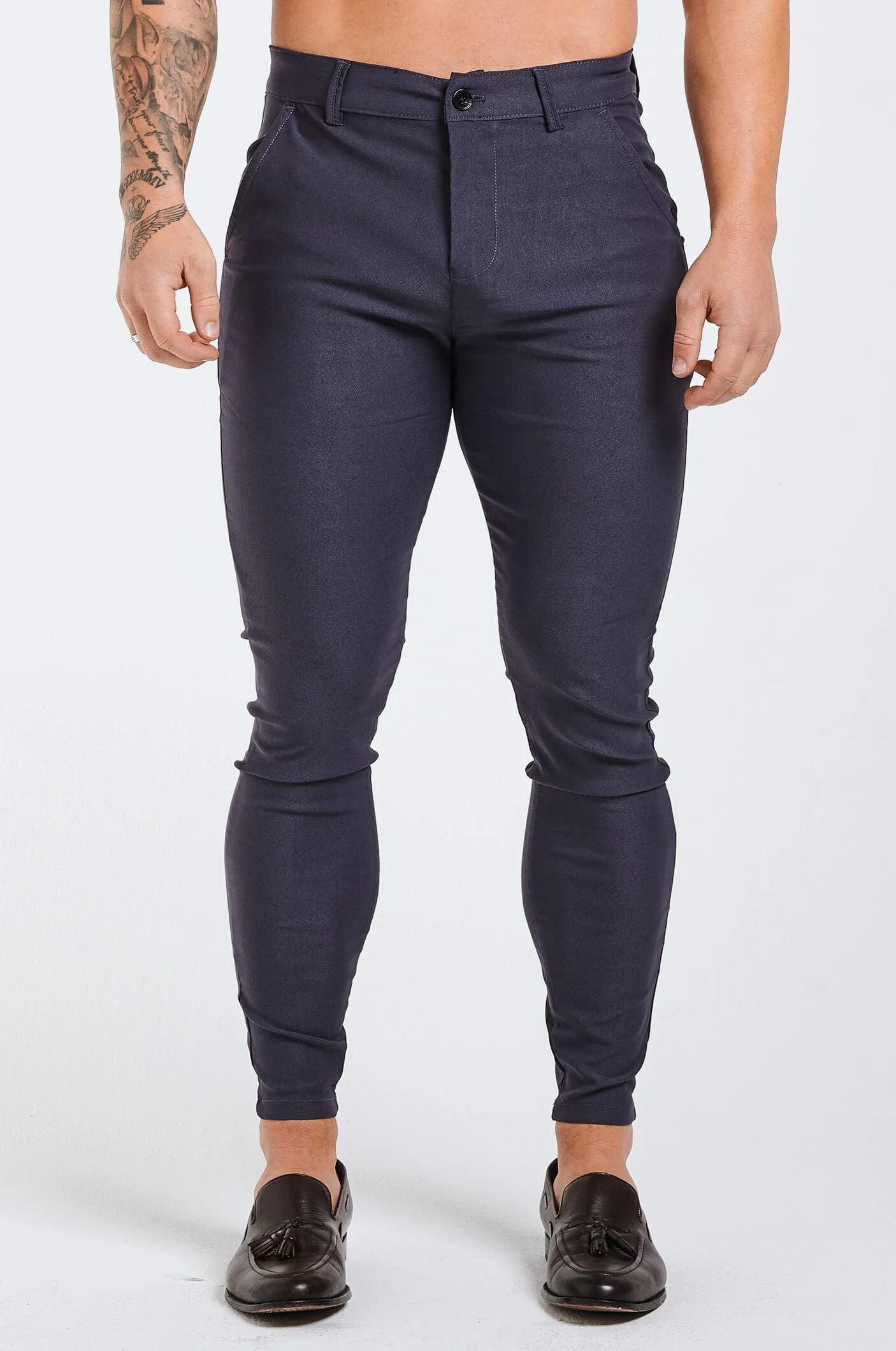 FLEX CHINO - LIGHT NAVY - Image 3