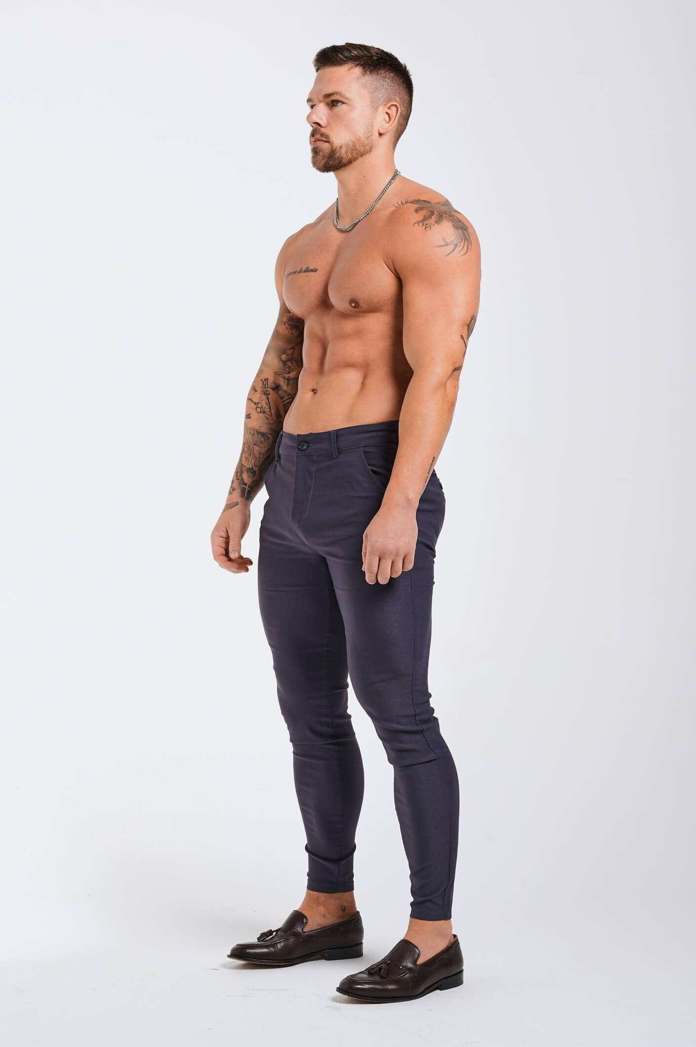 FLEX CHINO - LIGHT NAVY - Image 4