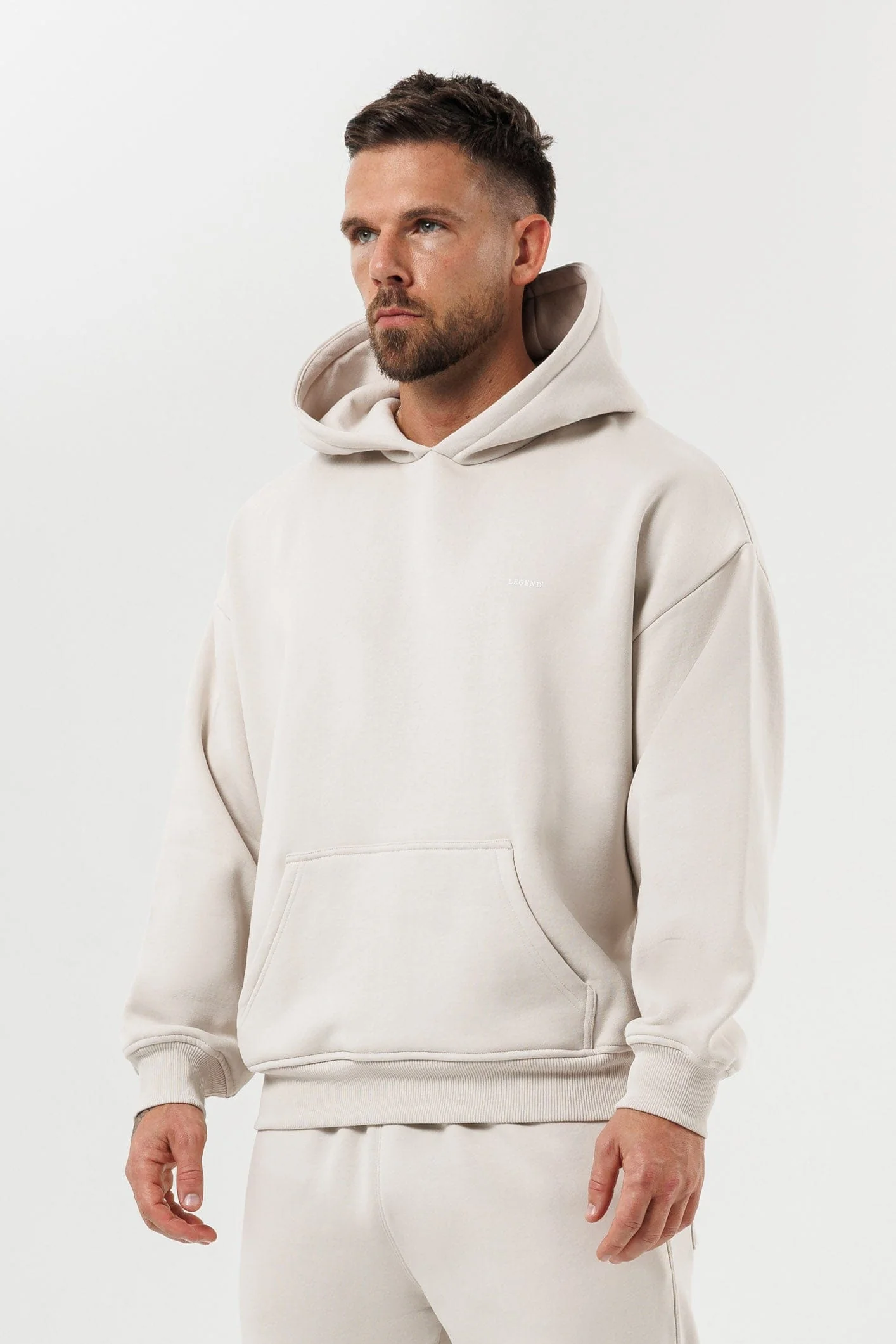 HOODIE - BEIGE - Image 3
