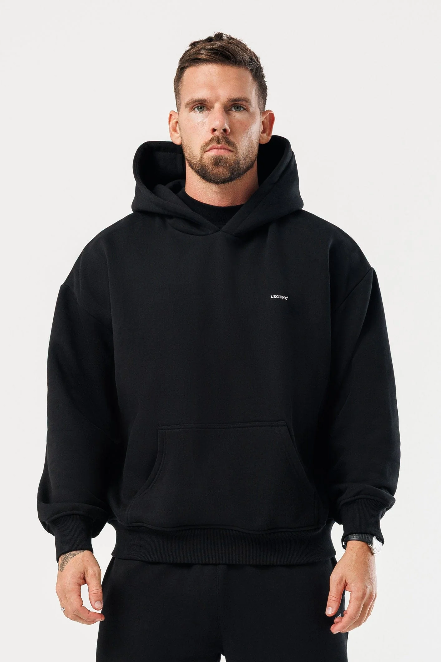 HOODIE - BLACK - Image 2