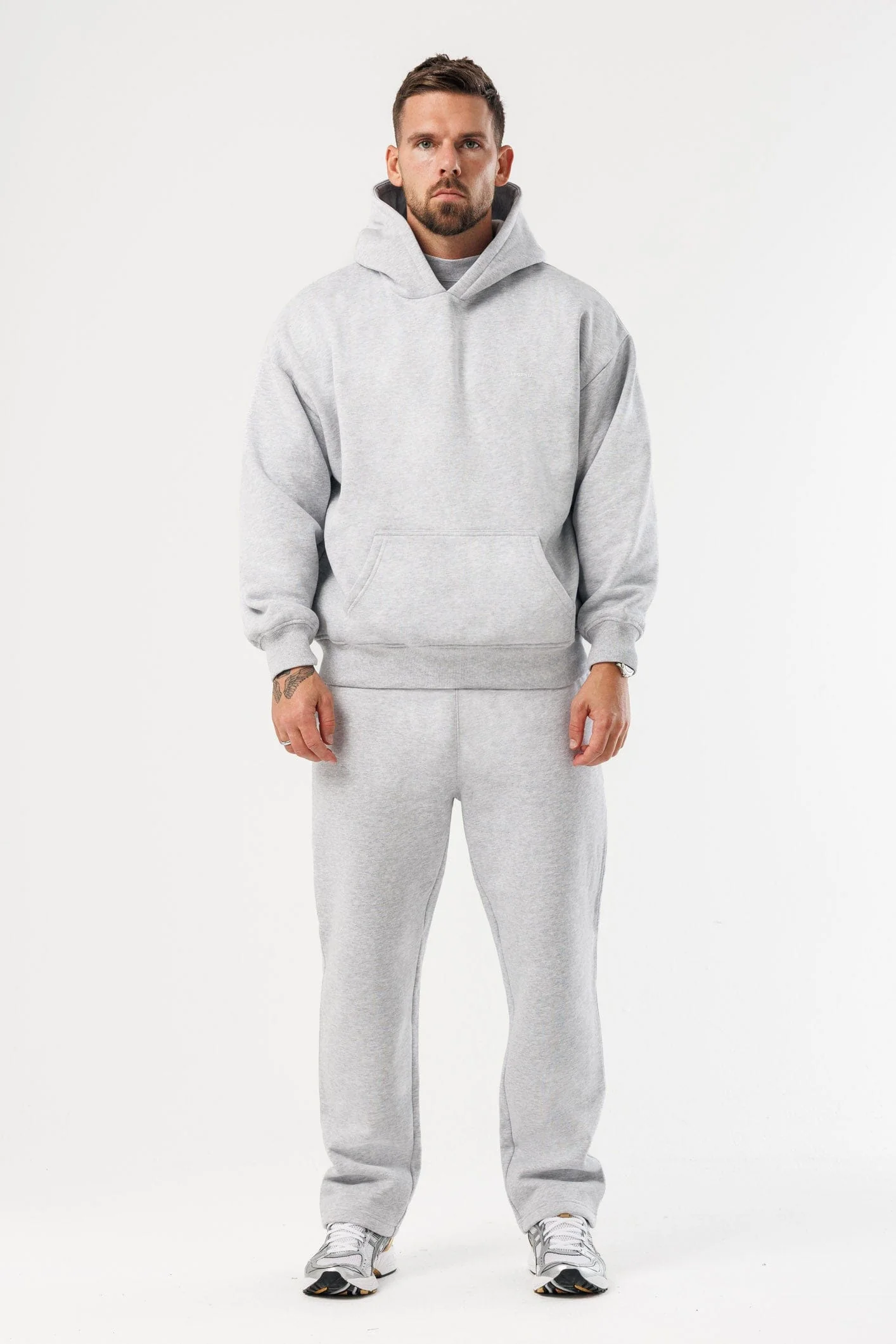 HOODIE - GREY MARL - Image 5