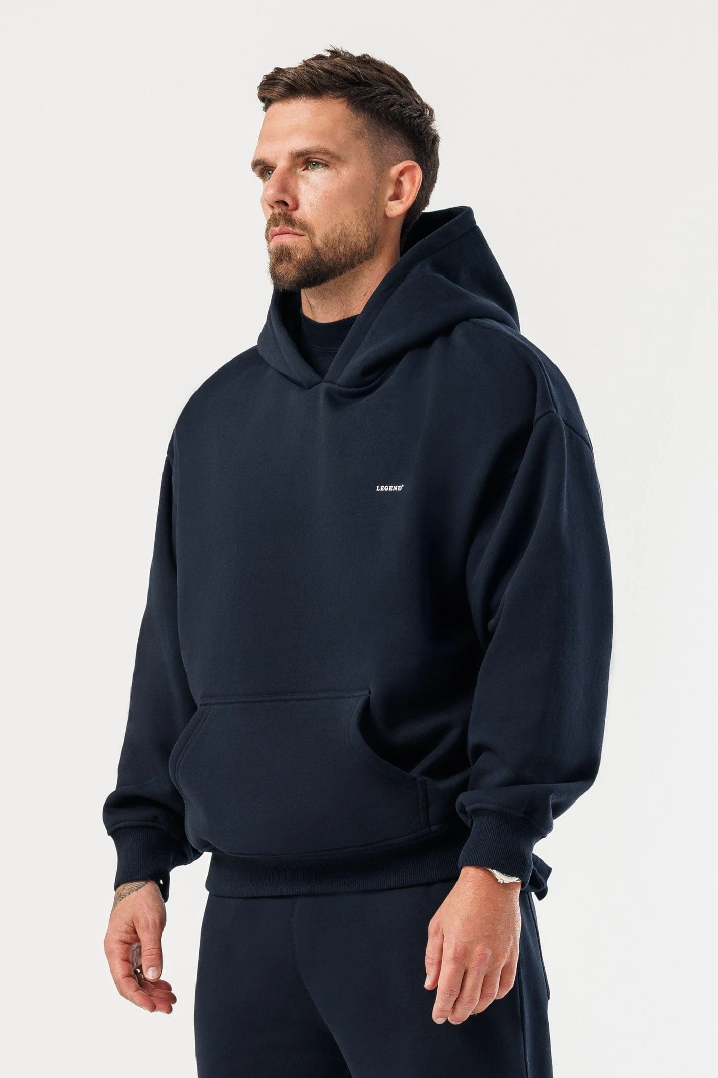 HOODIE - NAVY - Image 4