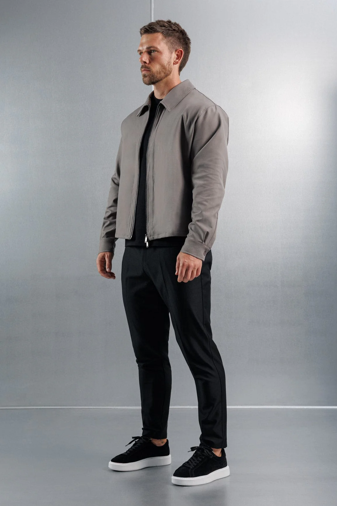 HYBRID JACKET - DARK GREY - Image 4