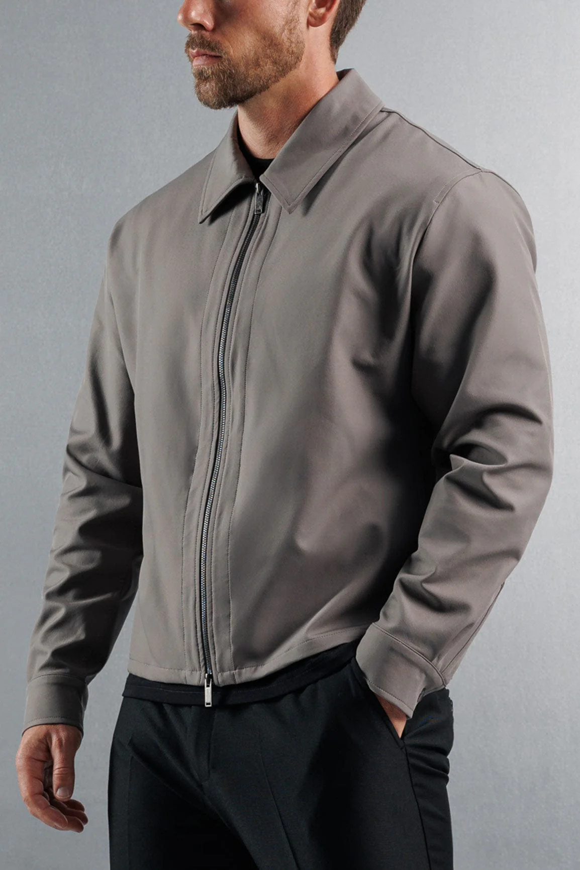 HYBRID JACKET - DARK GREY - Image 7