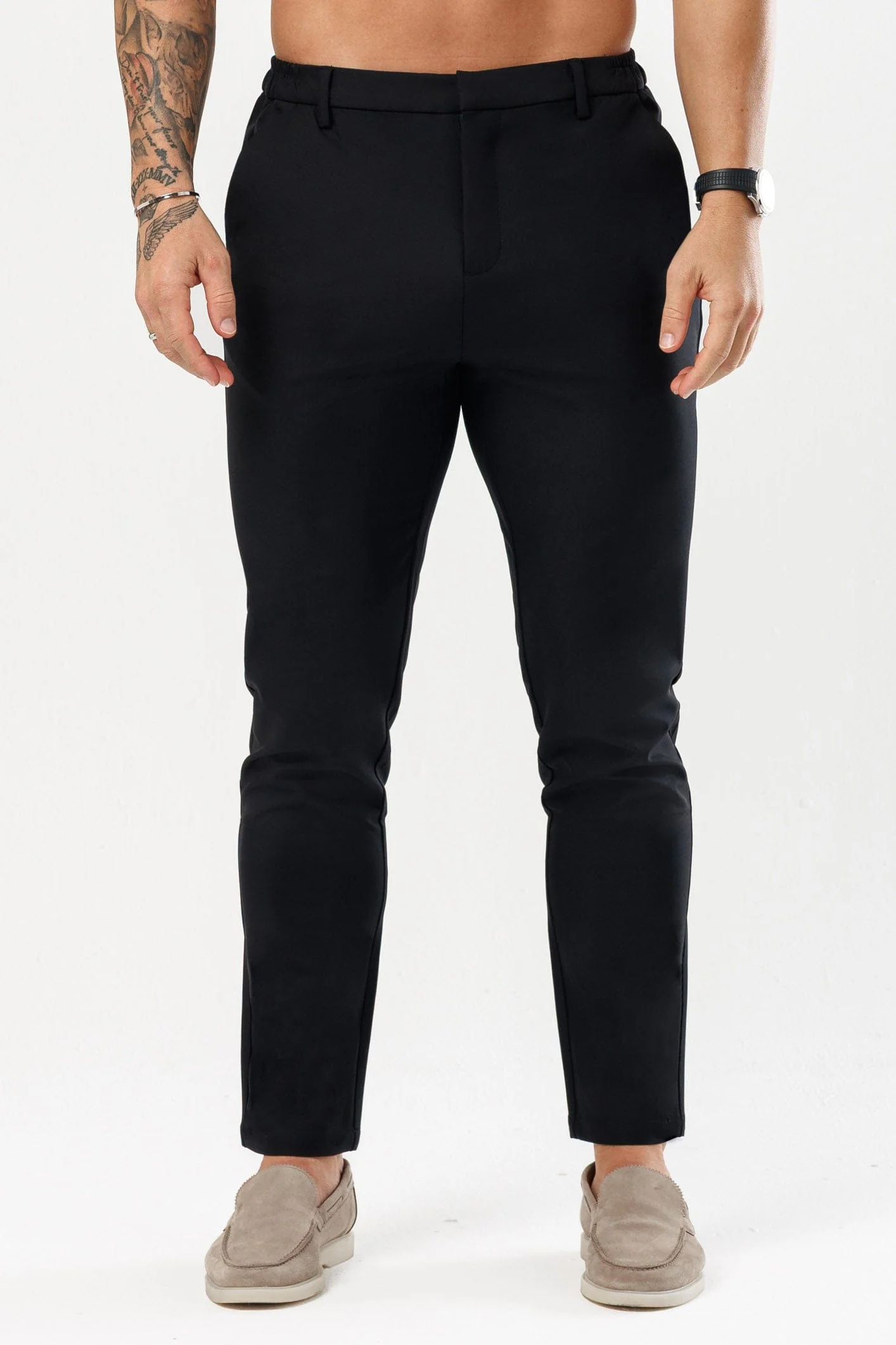 HYBRID TROUSER - BLACK - Image 3