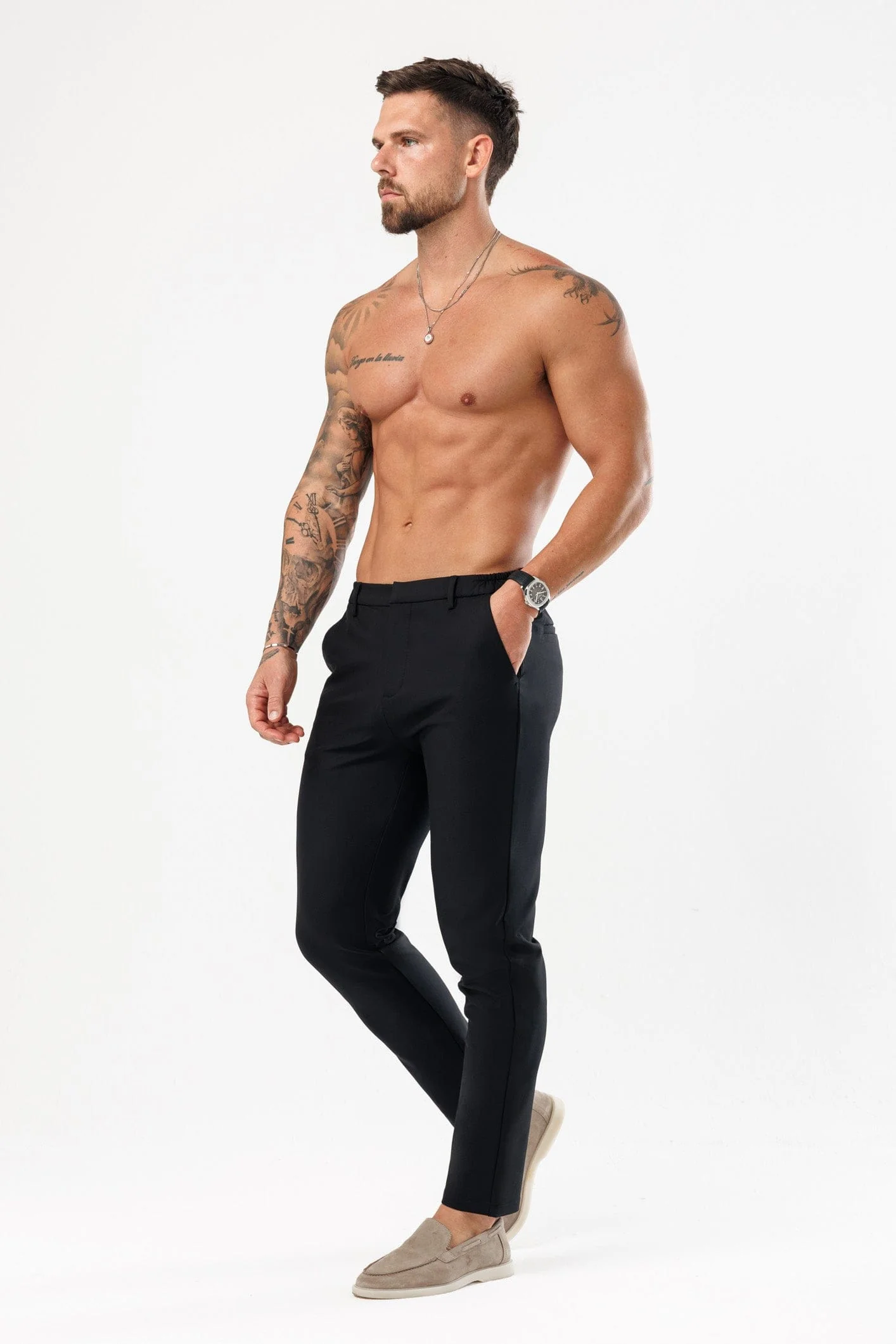 HYBRID TROUSER - BLACK - Image 6