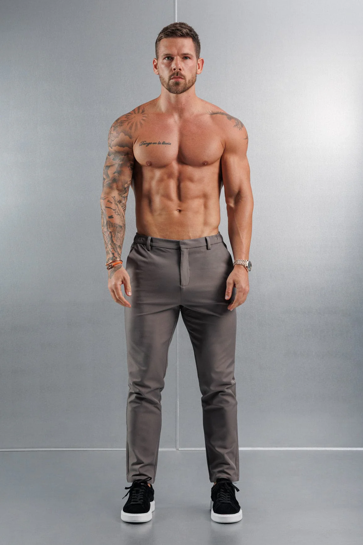 HYBRID TROUSER - DARK GREY - Image 8