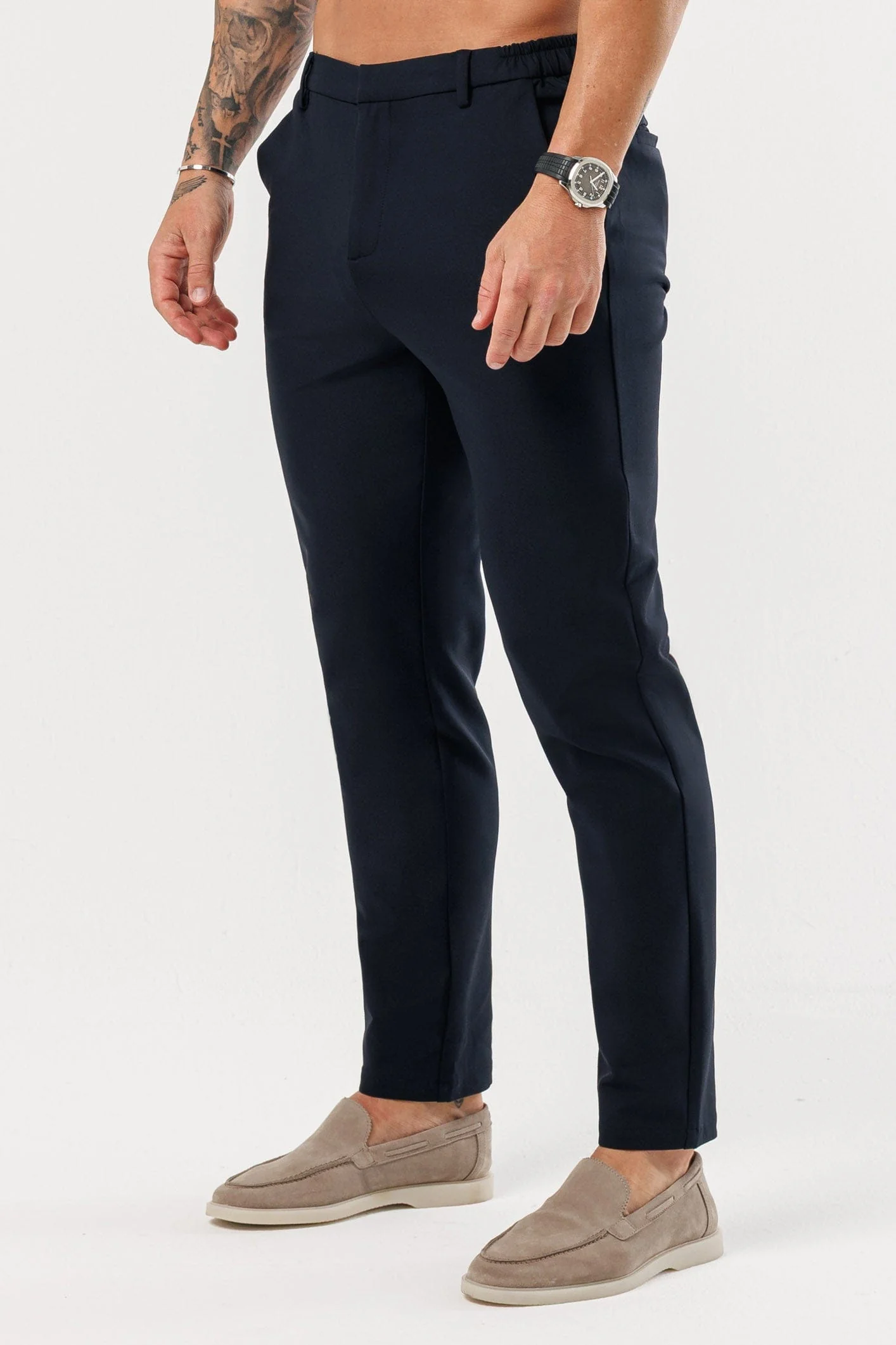 HYBRID TROUSER - NAVY - Image 12
