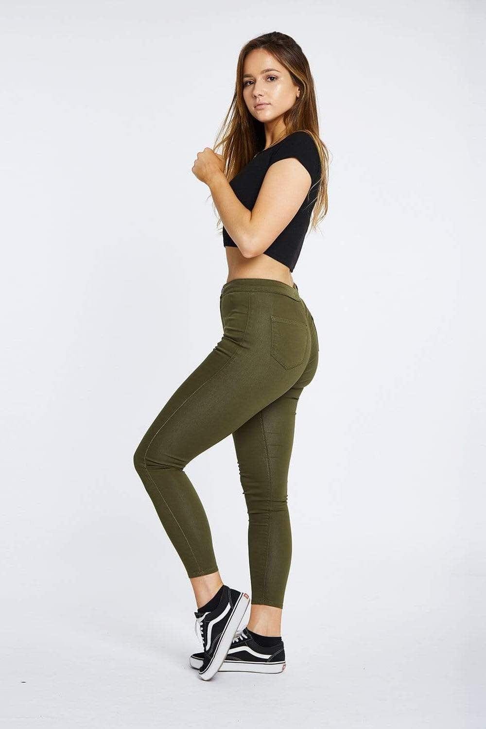 KHAKI - NON RIPPED JEANS - Image 3