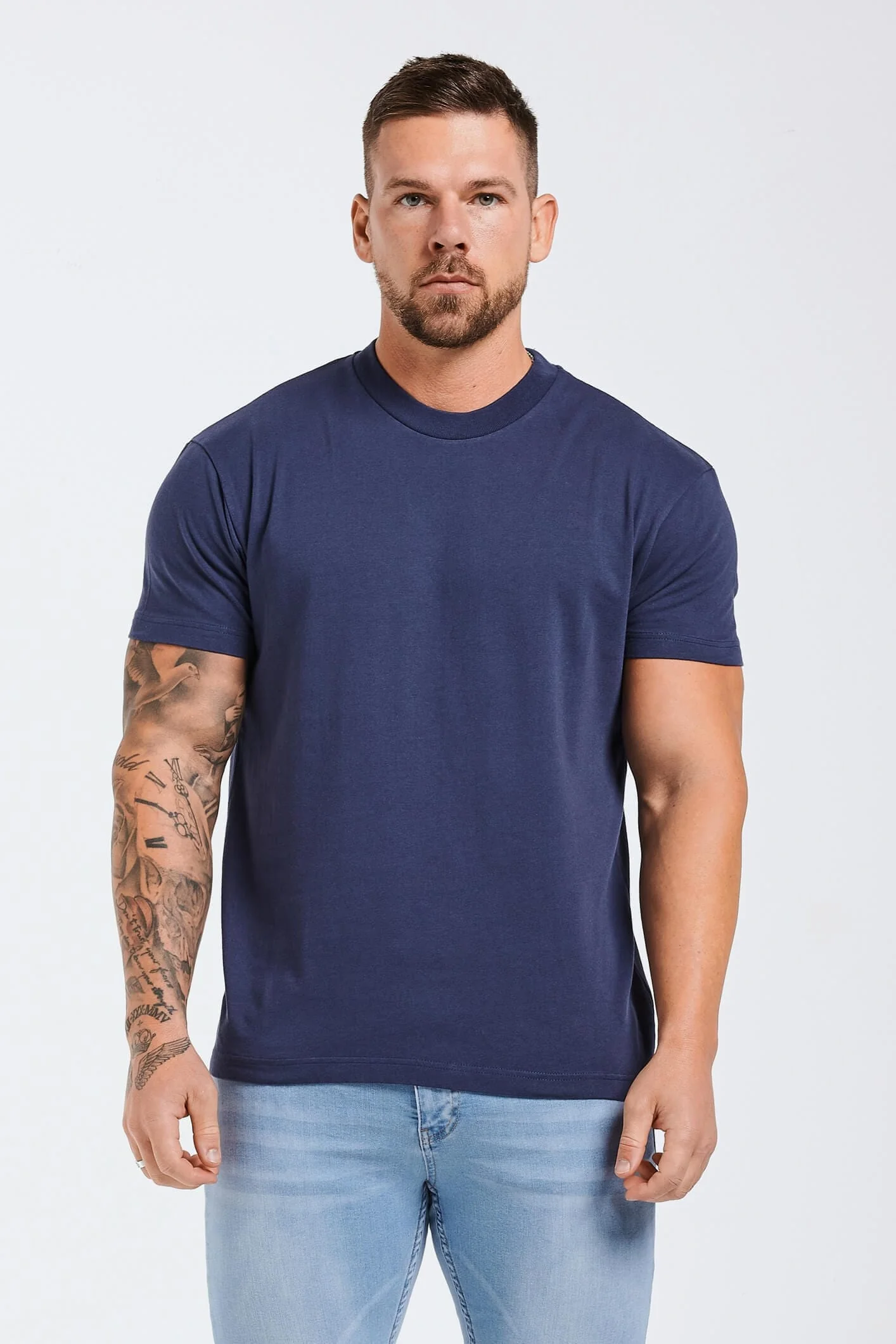 PREMIUM BASICS T-SHIRT - INDIGO NAVY - Image 3