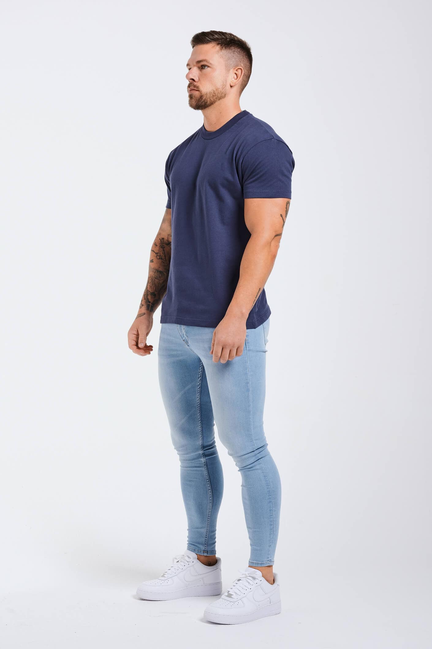 PREMIUM BASICS T-SHIRT - INDIGO NAVY - Image 8