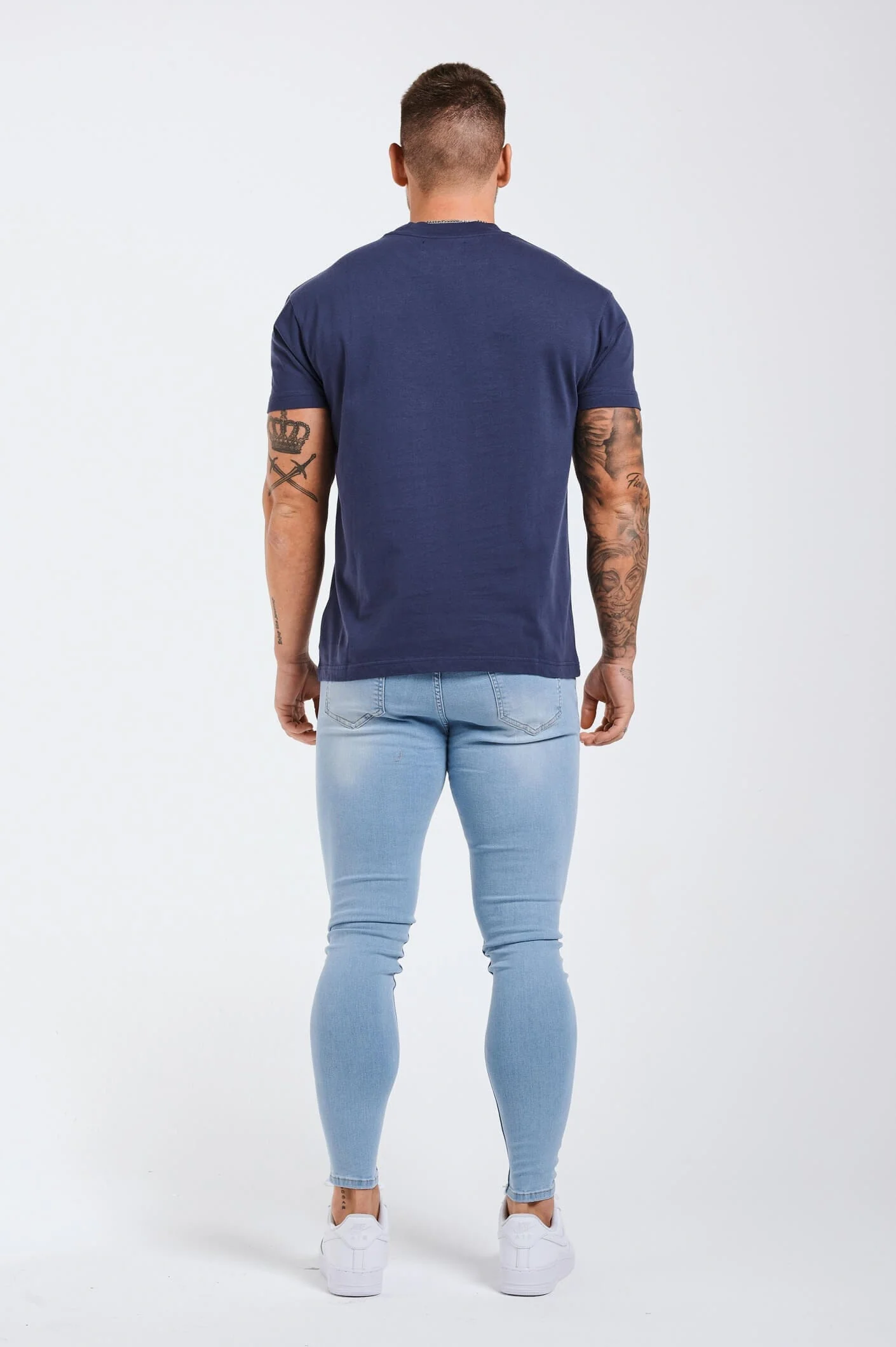 PREMIUM BASICS T-SHIRT - INDIGO NAVY - Image 9
