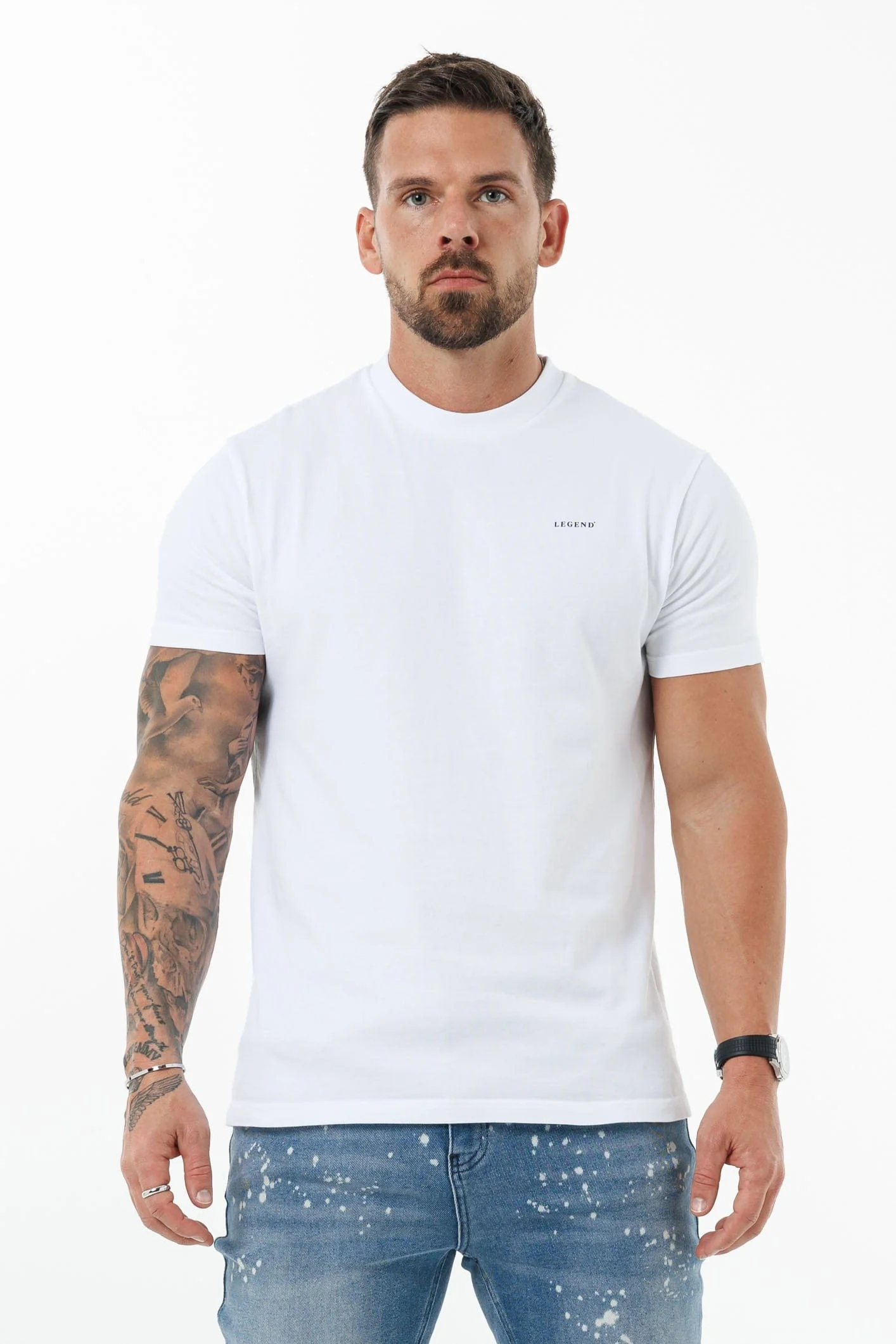 PREMIUM BASICS T-SHIRT - WHITE - Image 3
