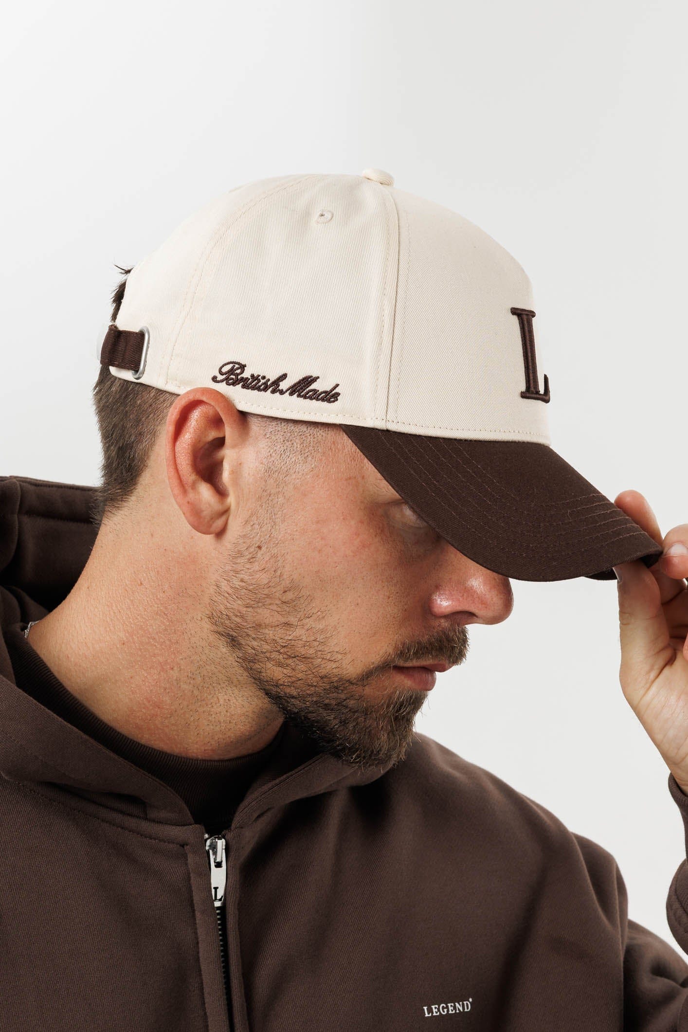 LEGEND INITIAL LOGO CAP - BROWN - Image 6