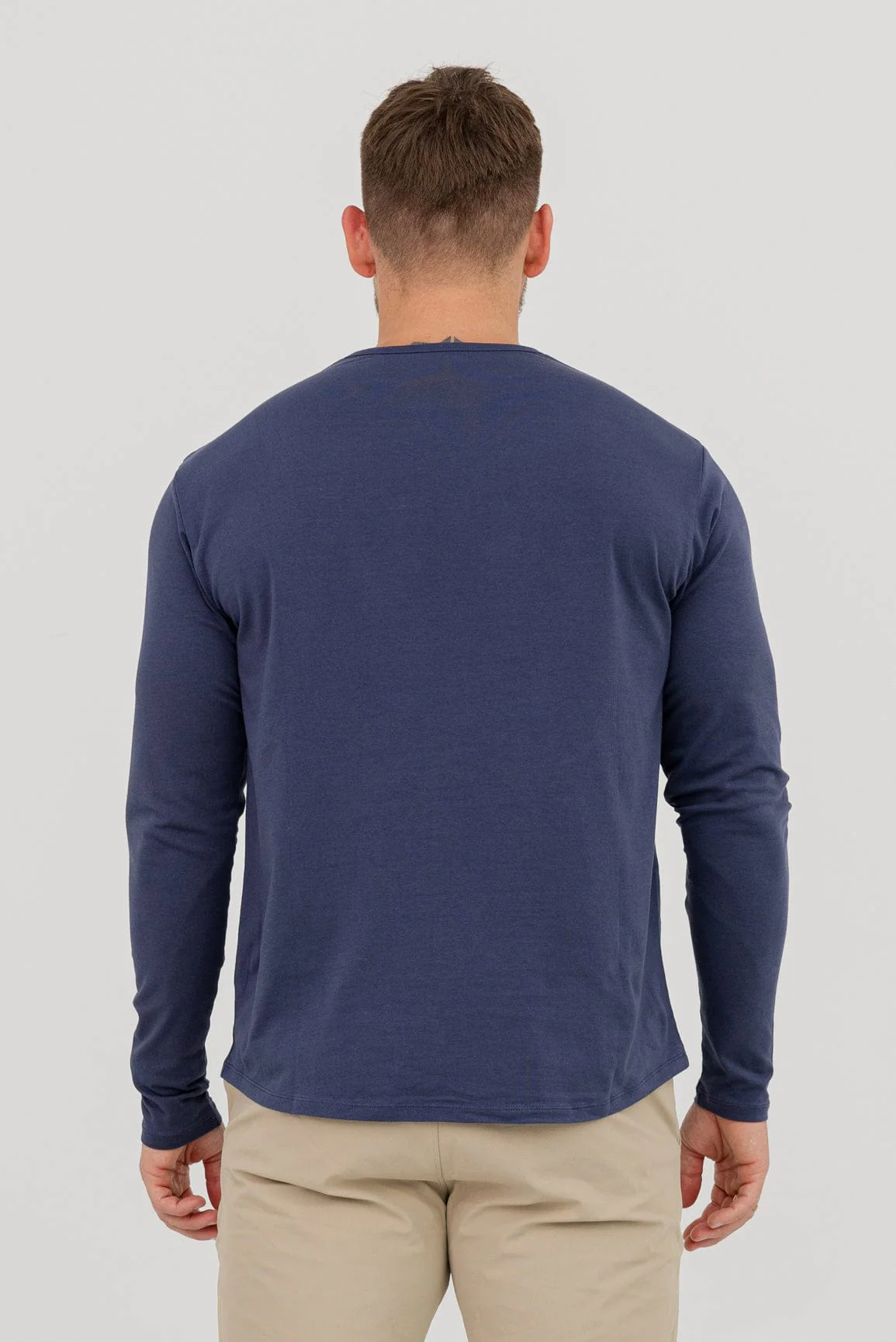 LONG SLEEVE BASICS - INDIGO NAVY - Image 4