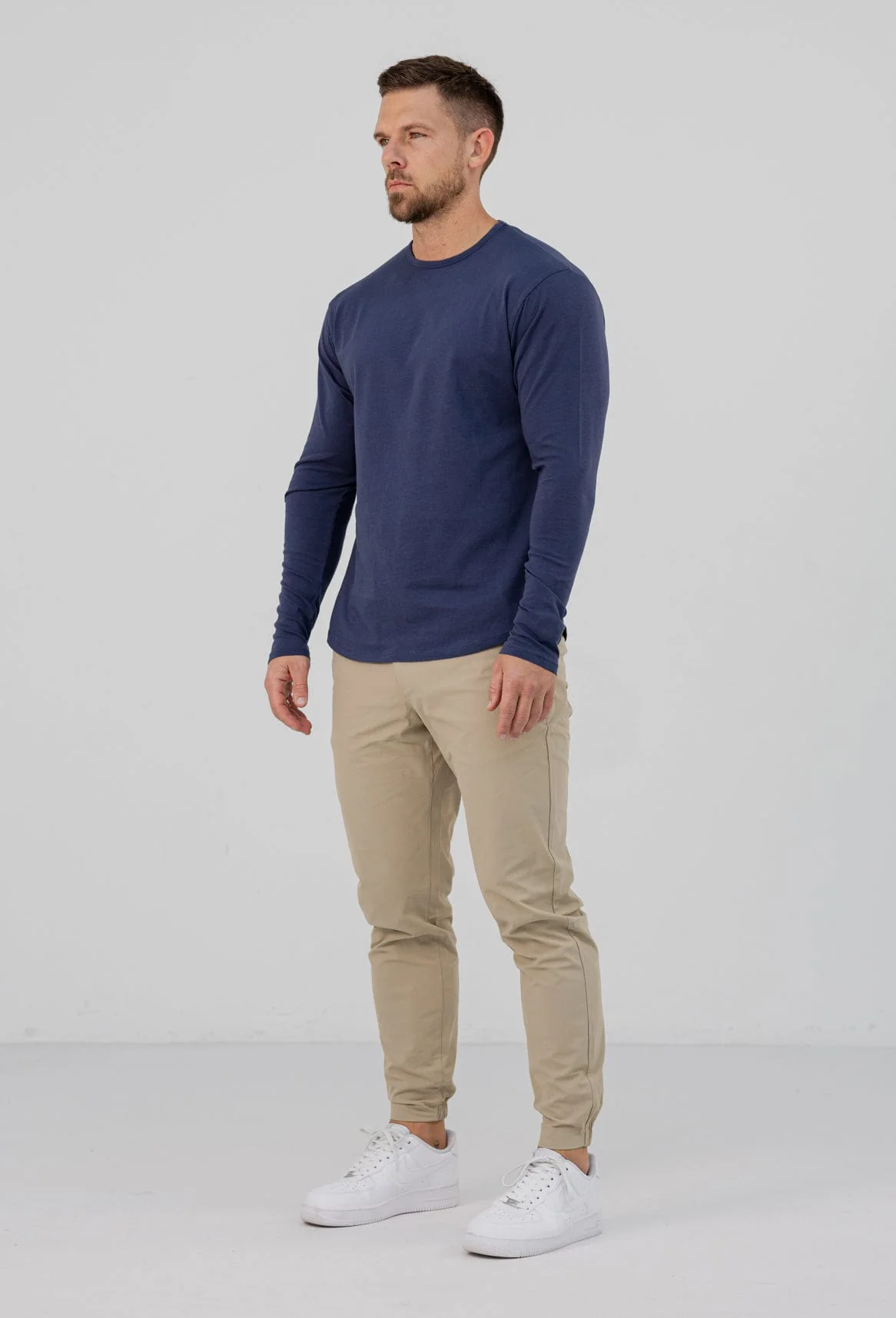 LONG SLEEVE BASICS - INDIGO NAVY - Image 6