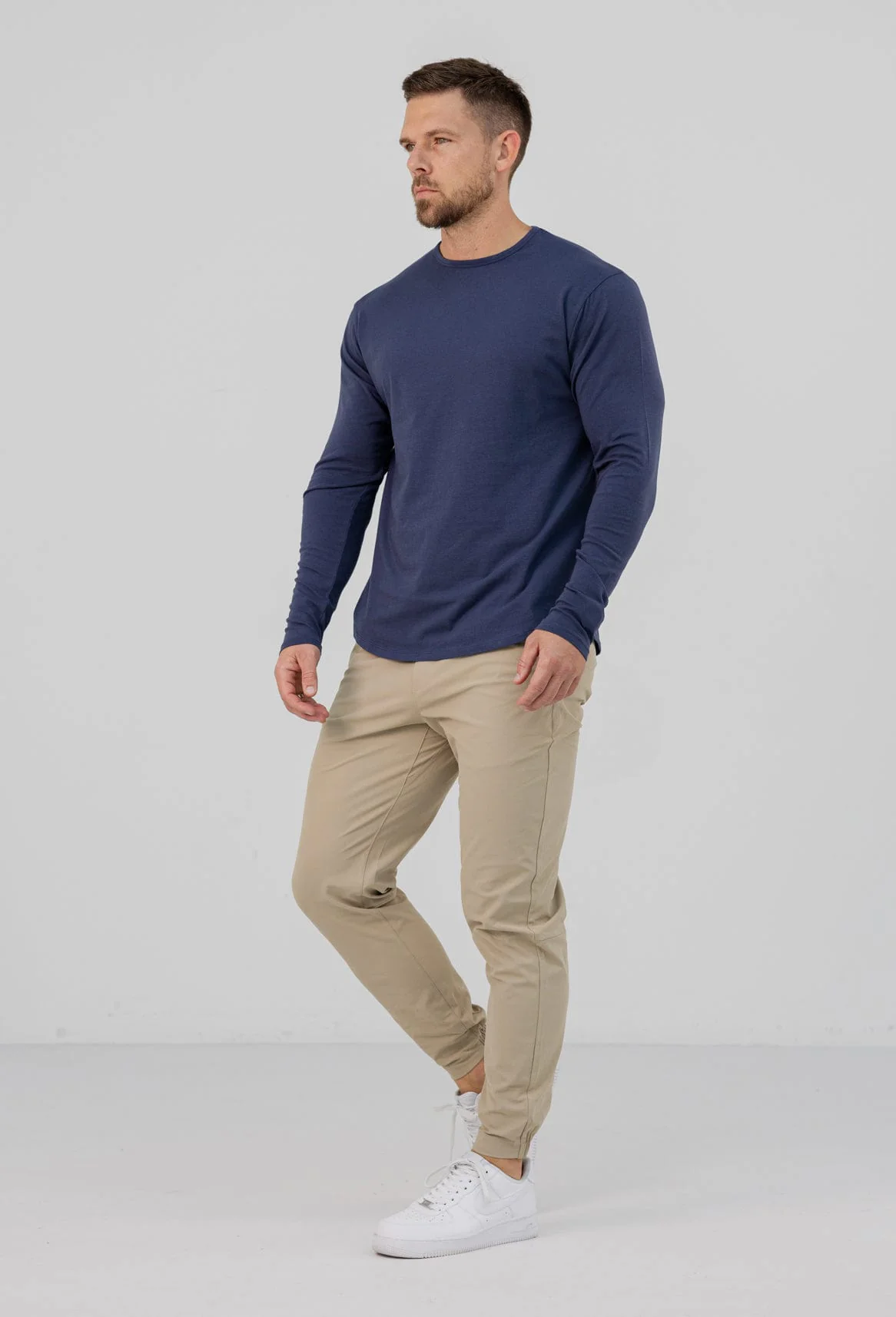 LONG SLEEVE BASICS - INDIGO NAVY - Image 7