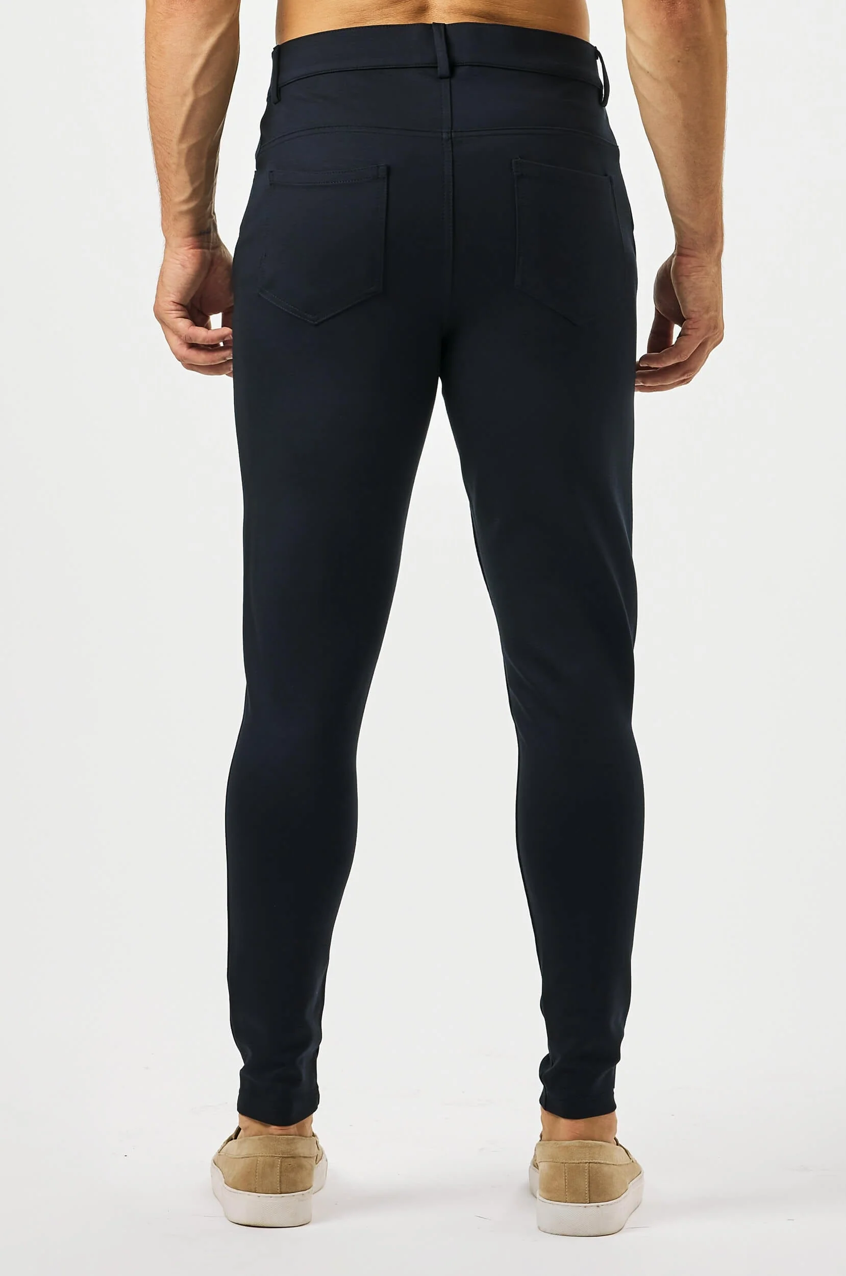 LUSTRE TROUSERS - NAVY - Image 5