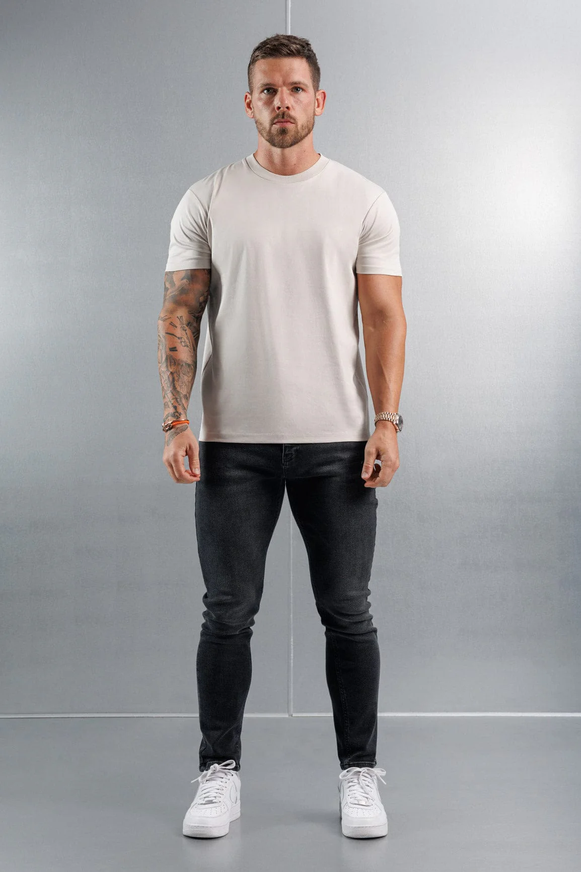 MERCERISED T-SHIRT - CREME - Image 6