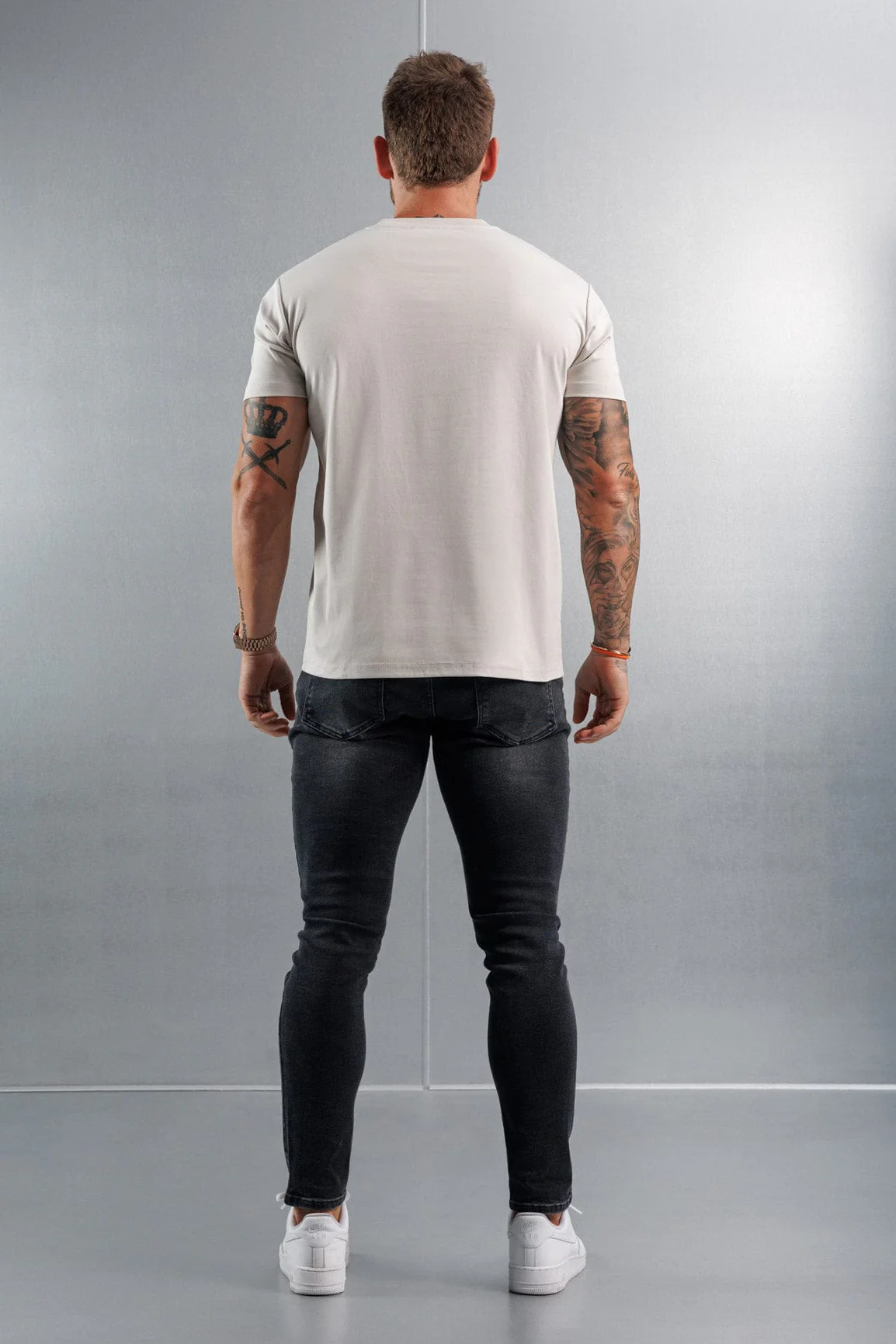 MERCERISED T-SHIRT - CREME - Image 7