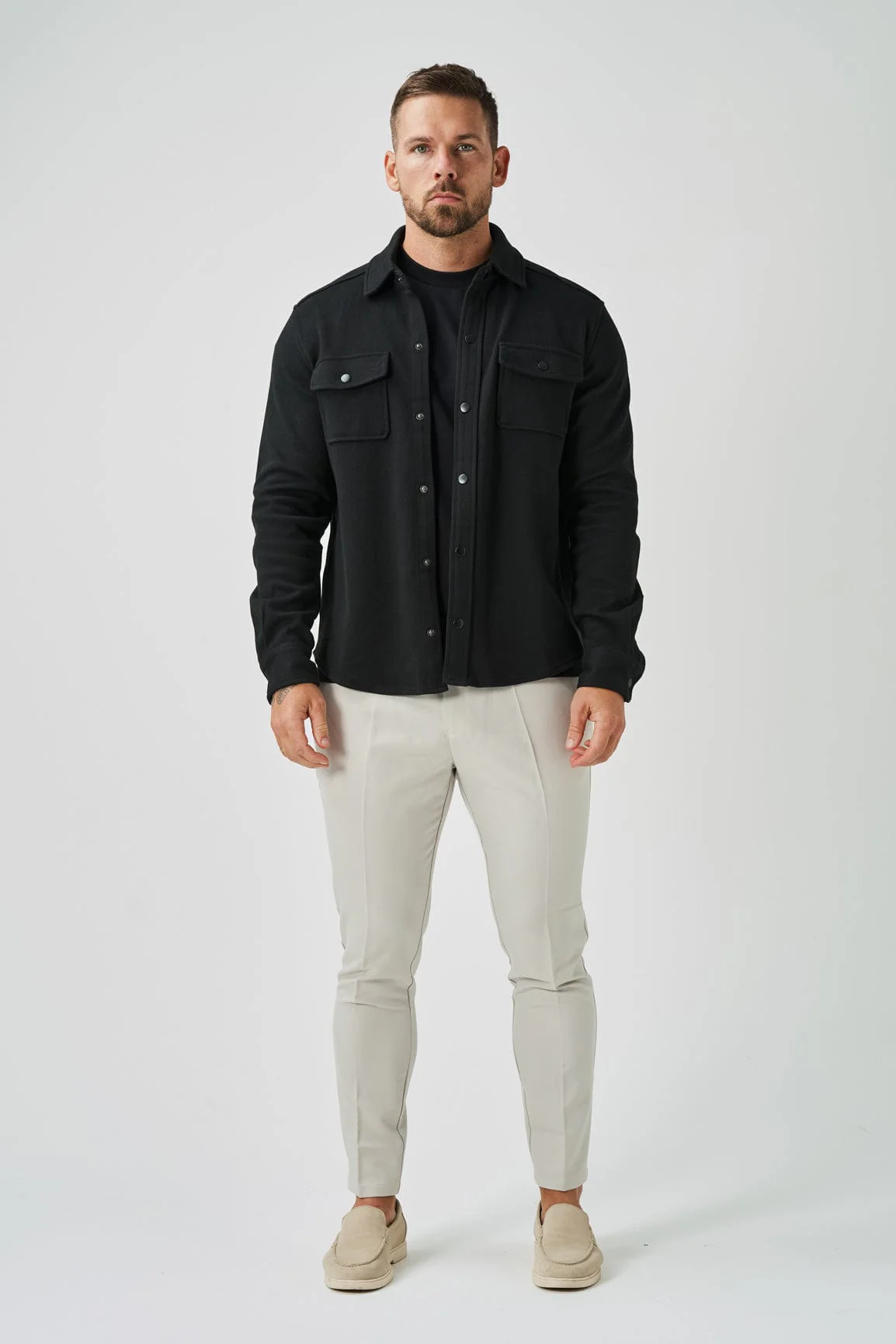 OVERSHIRT - BLACK - Image 5
