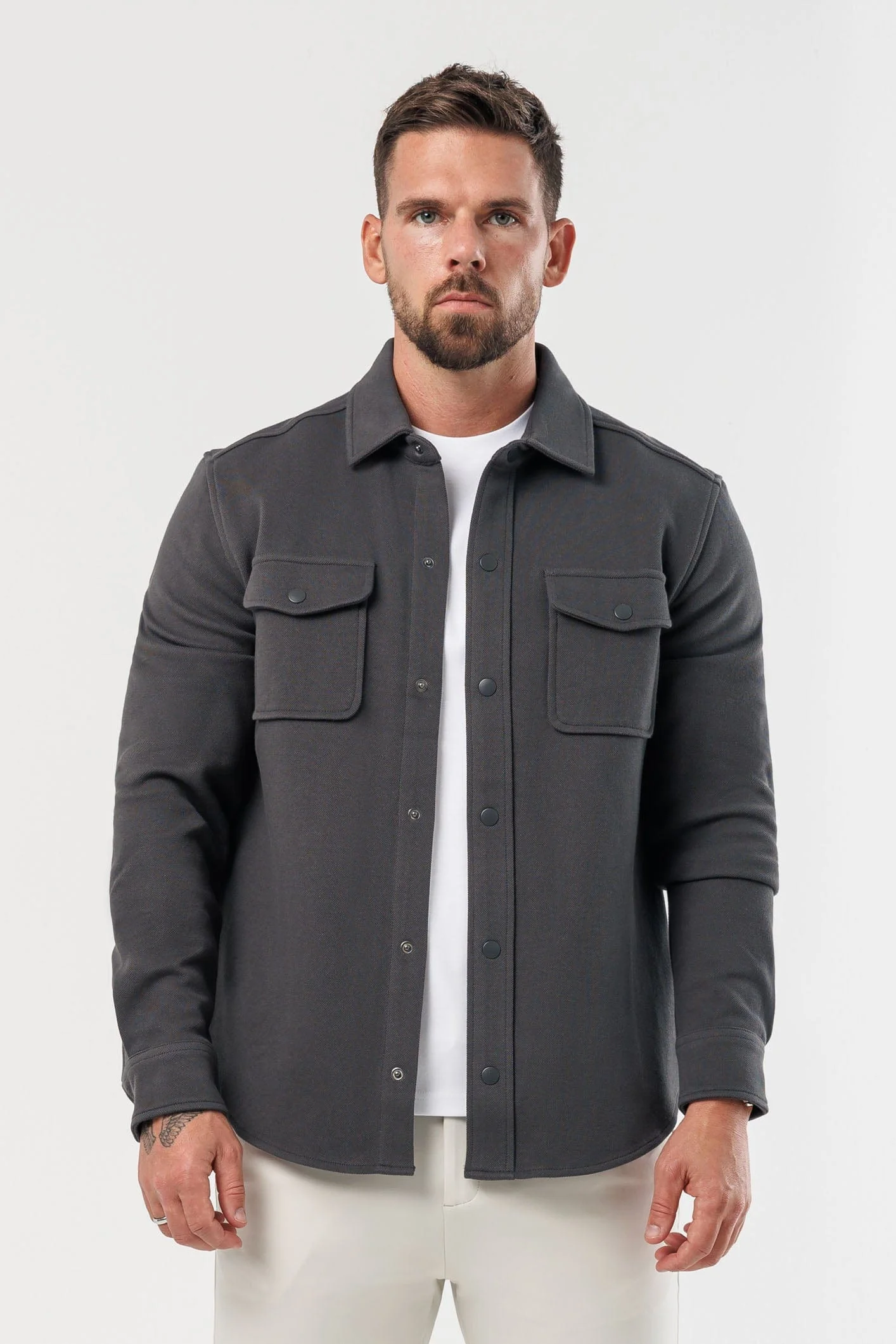 OVERSHIRT - DARK GREY - Image 3