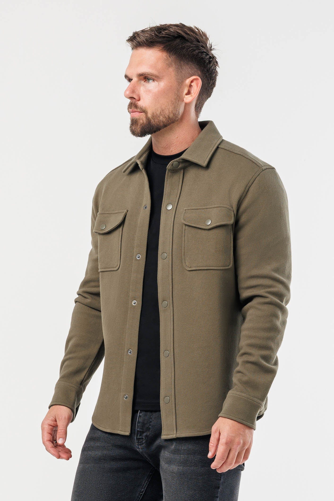 OVERSHIRT - KHAKI - Image 3