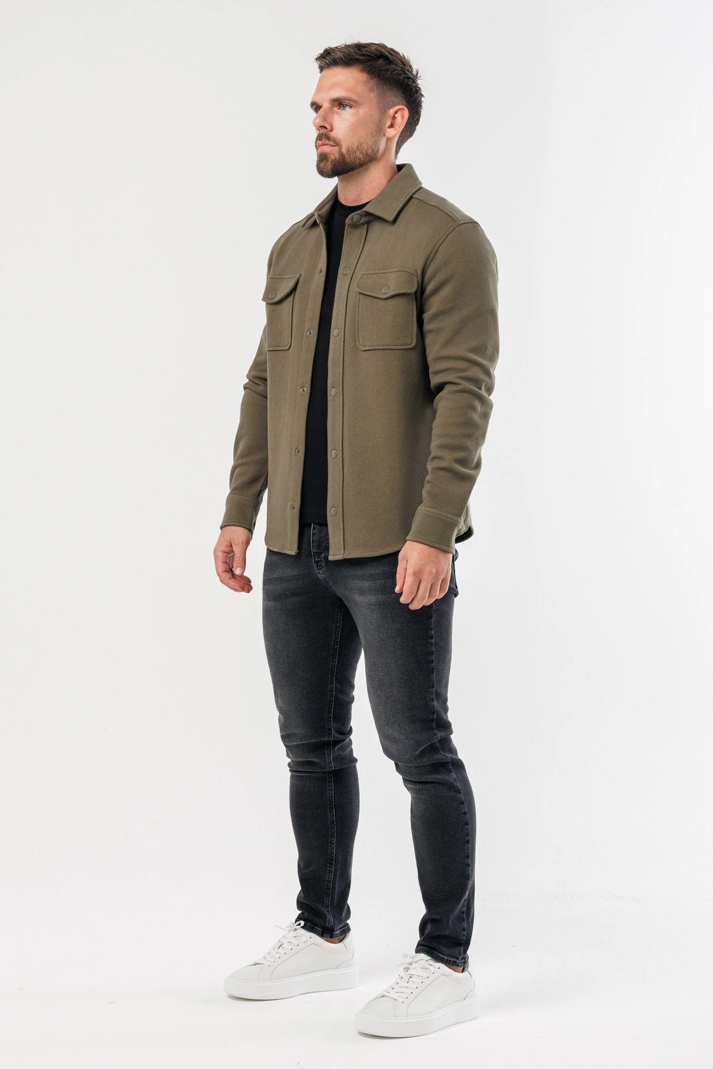 OVERSHIRT - KHAKI - Image 4