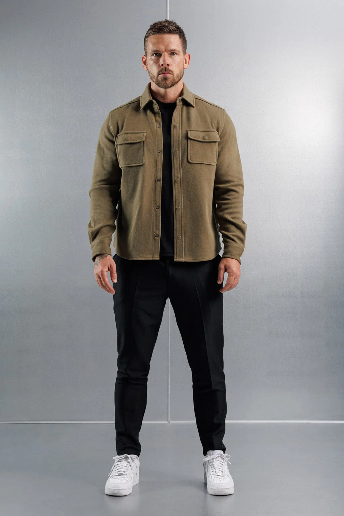 OVERSHIRT - KHAKI - Image 7