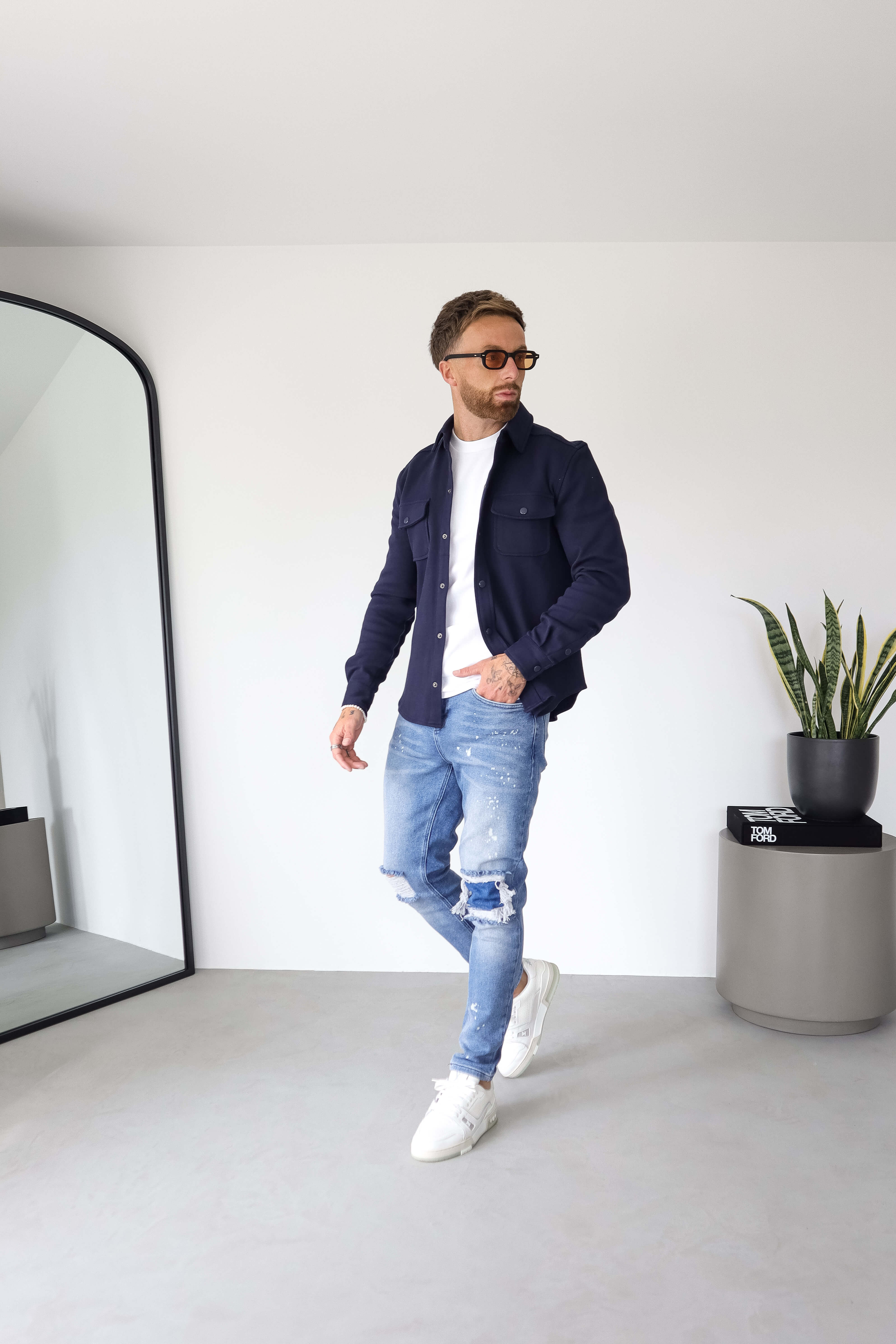 OVERSHIRT - NAVY - Image 4