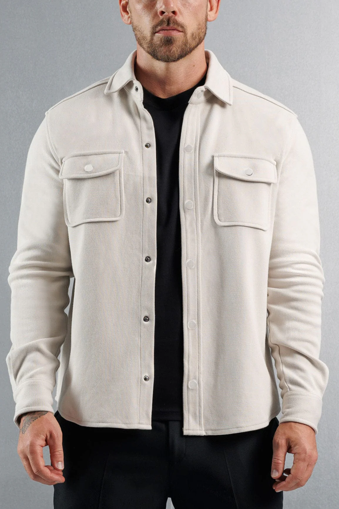 OVERSHIRT - STONE - Image 7