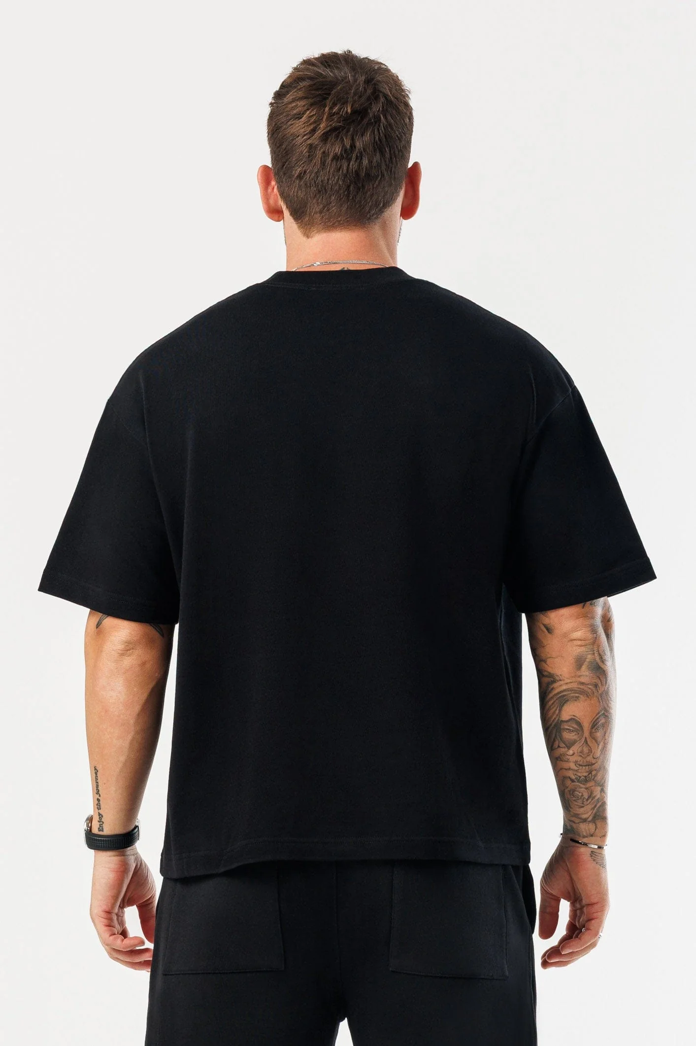 OVERSIZED T-SHIRT - BLACK - Image 5