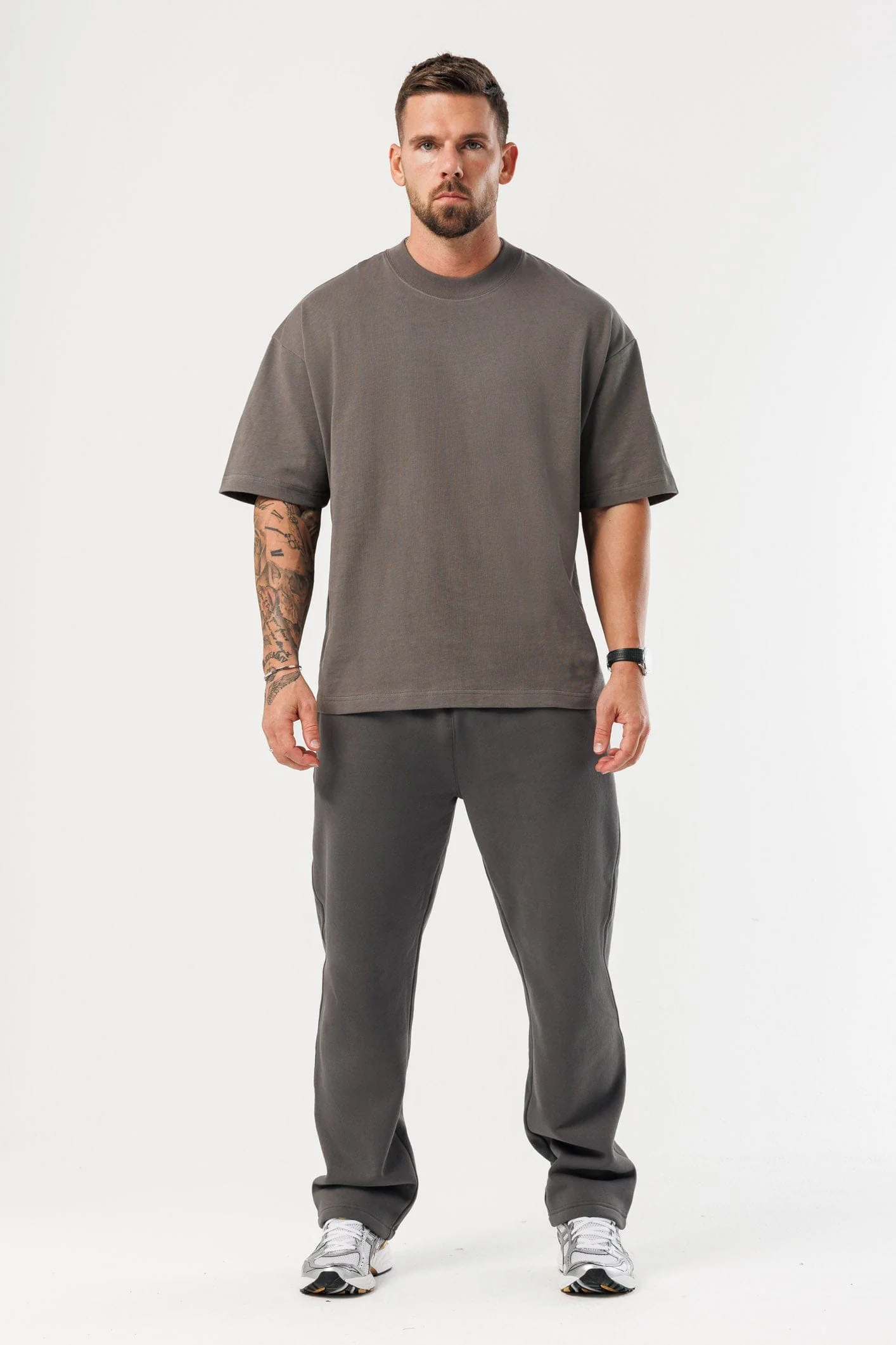 OVERSIZED T-SHIRT - VINTAGE KHAKI - Image 6