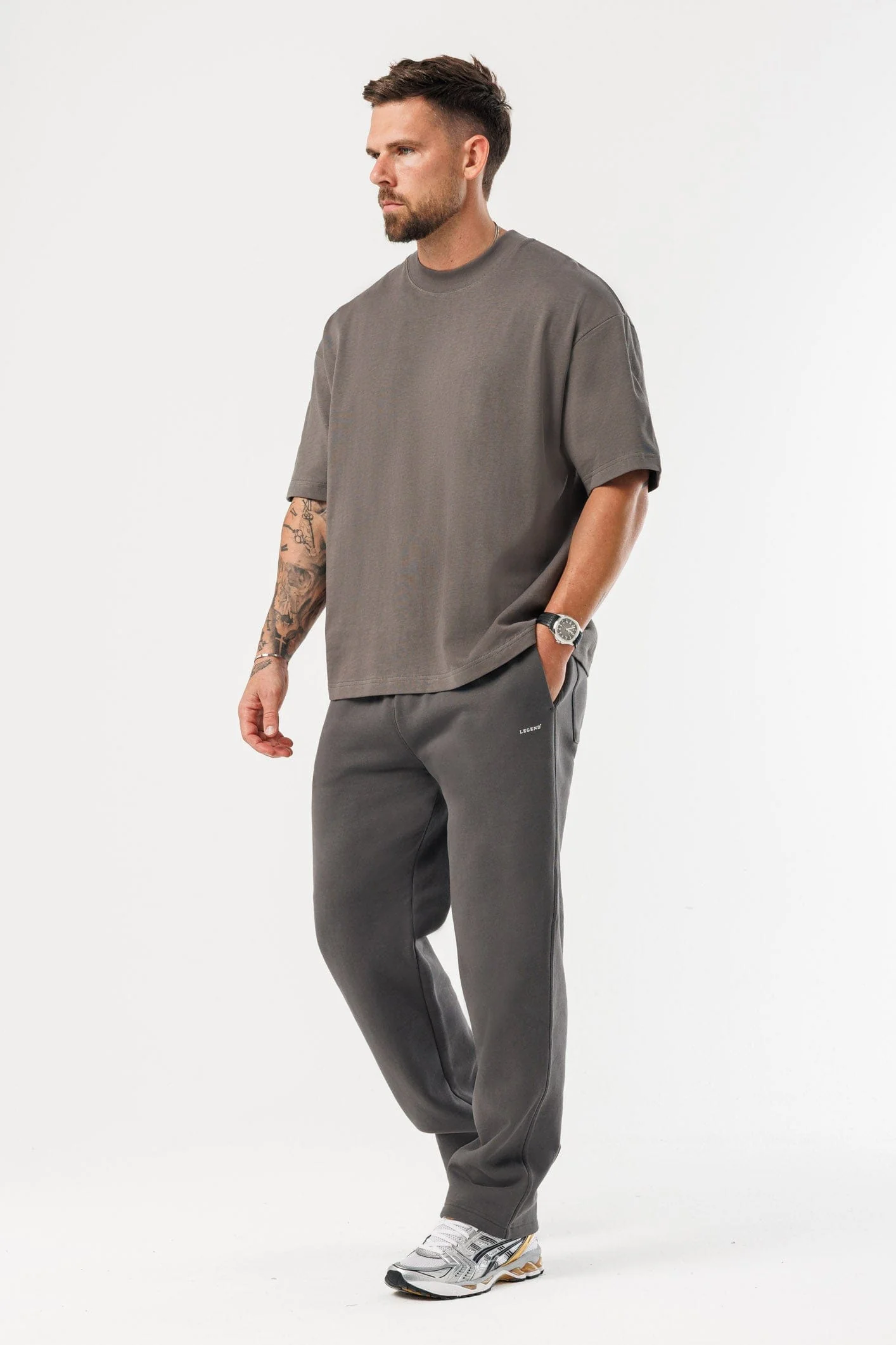 OVERSIZED T-SHIRT - VINTAGE KHAKI - Image 7