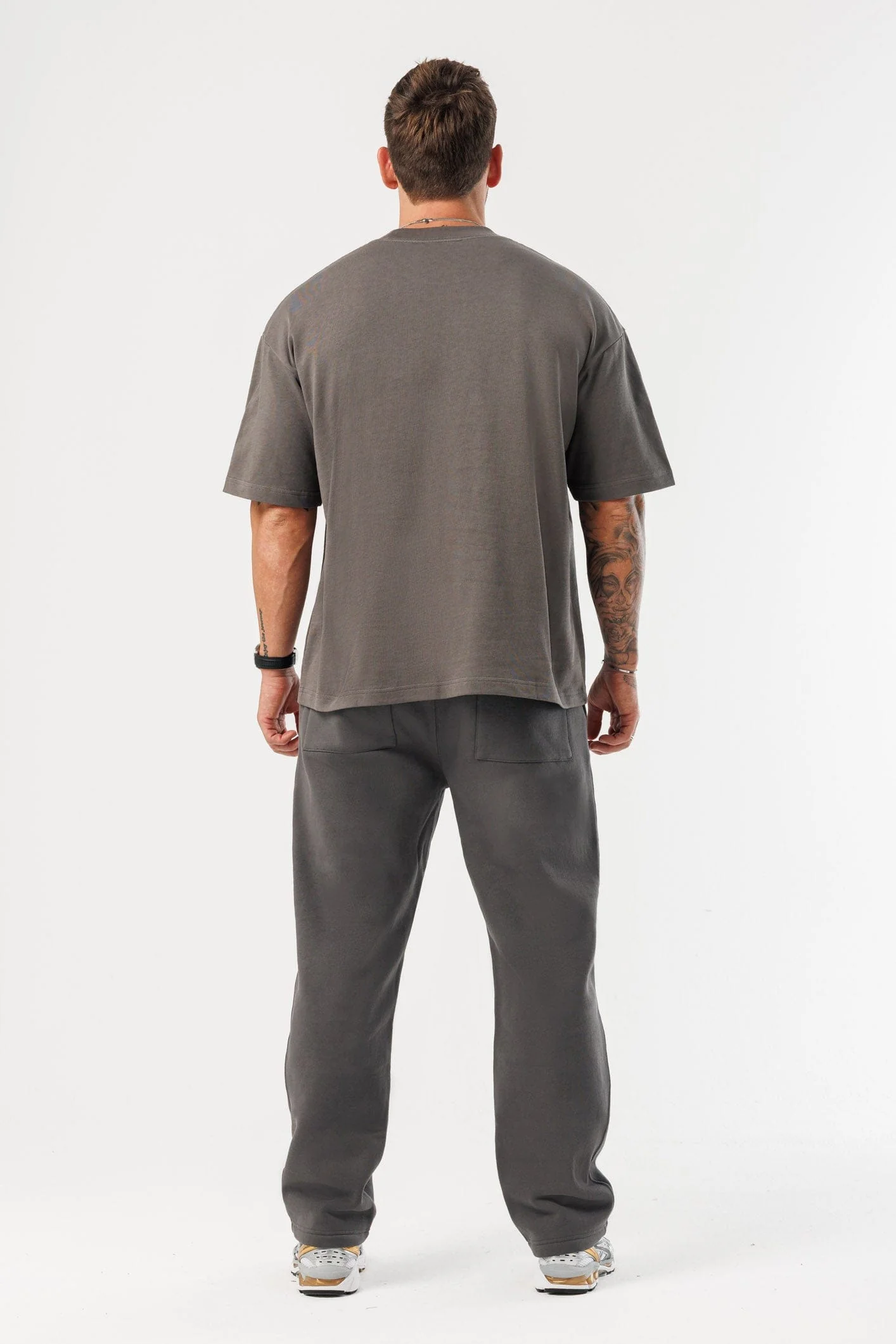 OVERSIZED T-SHIRT - VINTAGE KHAKI - Image 9
