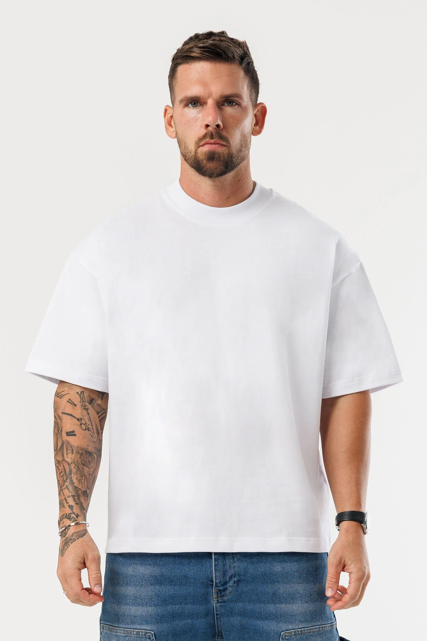 OVERSIZED T-SHIRT - WHITE - Image 2