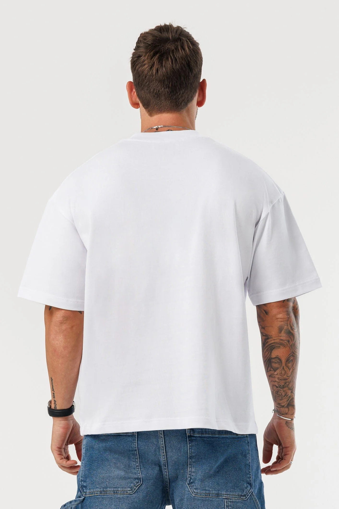 OVERSIZED T-SHIRT - WHITE - Image 5